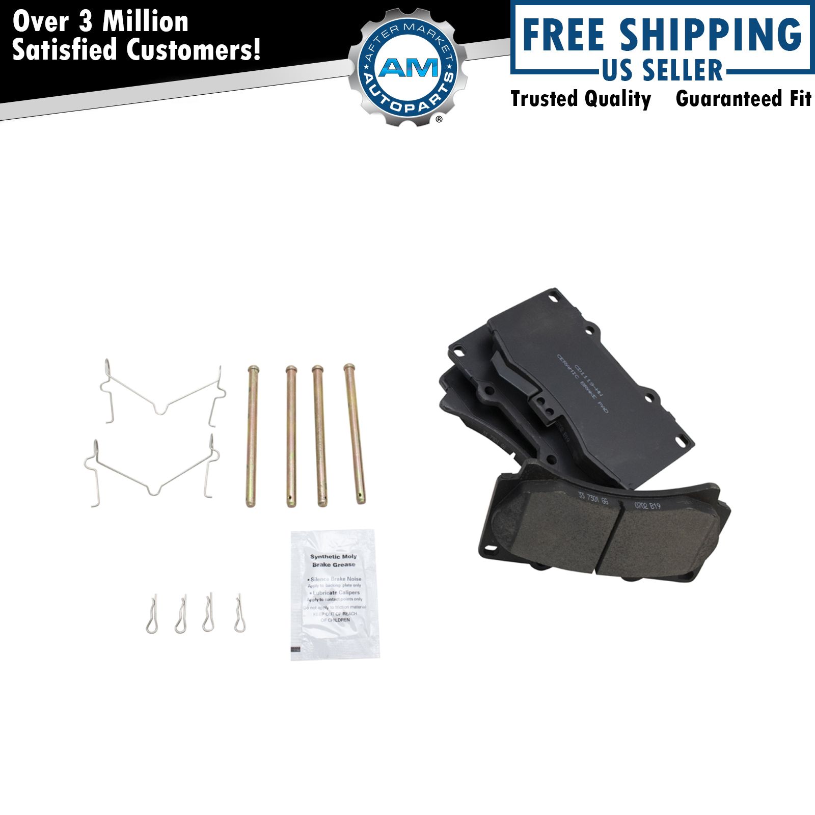 Premium Posi Ceramic Brake Pads Front Set Kit for Hummer H3 H3T New eBay
