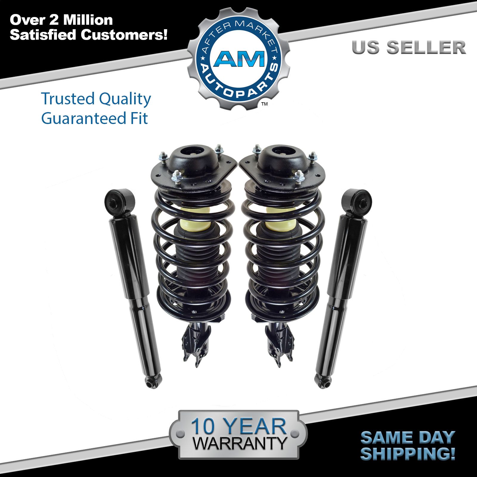 Rear Shocks For 2005 2006 2007 2008 2009 2010 Chevrolet Cobalt NO SS