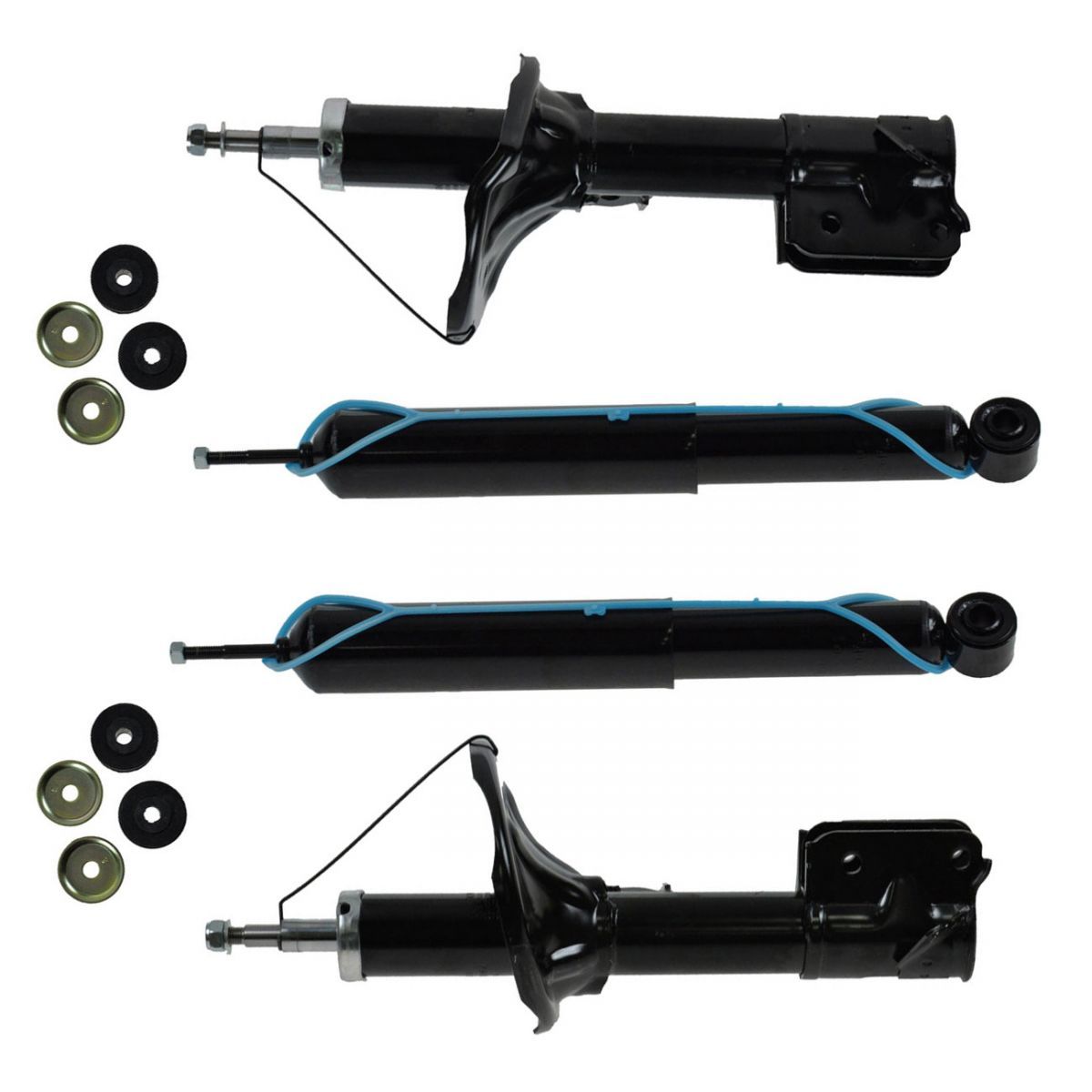 MONROE SensaTrac Front & Rear Strut Shock Absorber Set of 4 Fits Santa