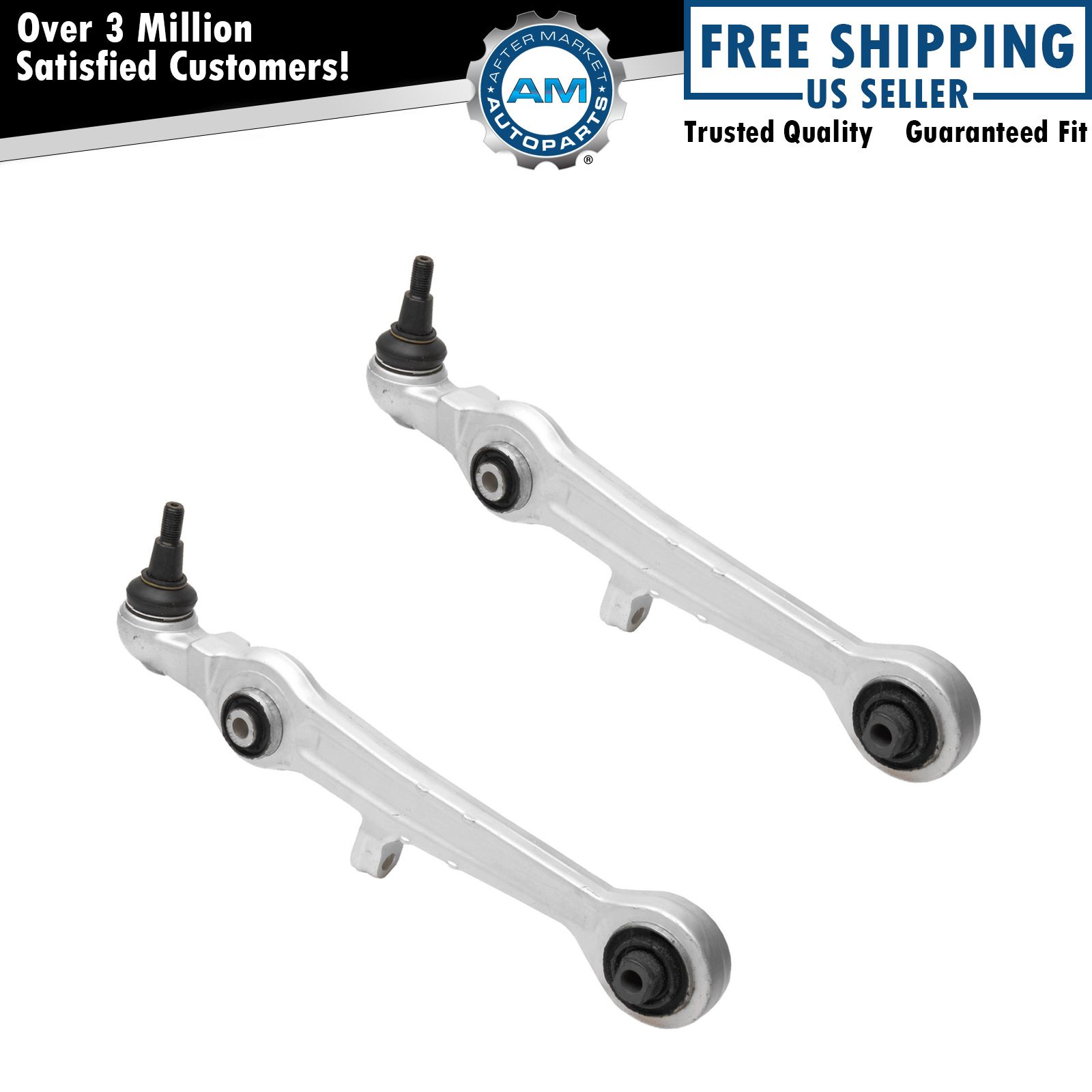 Front Lower Forward Control Arm w/ Ball Joint LH RH Pair for Audi VW Passat