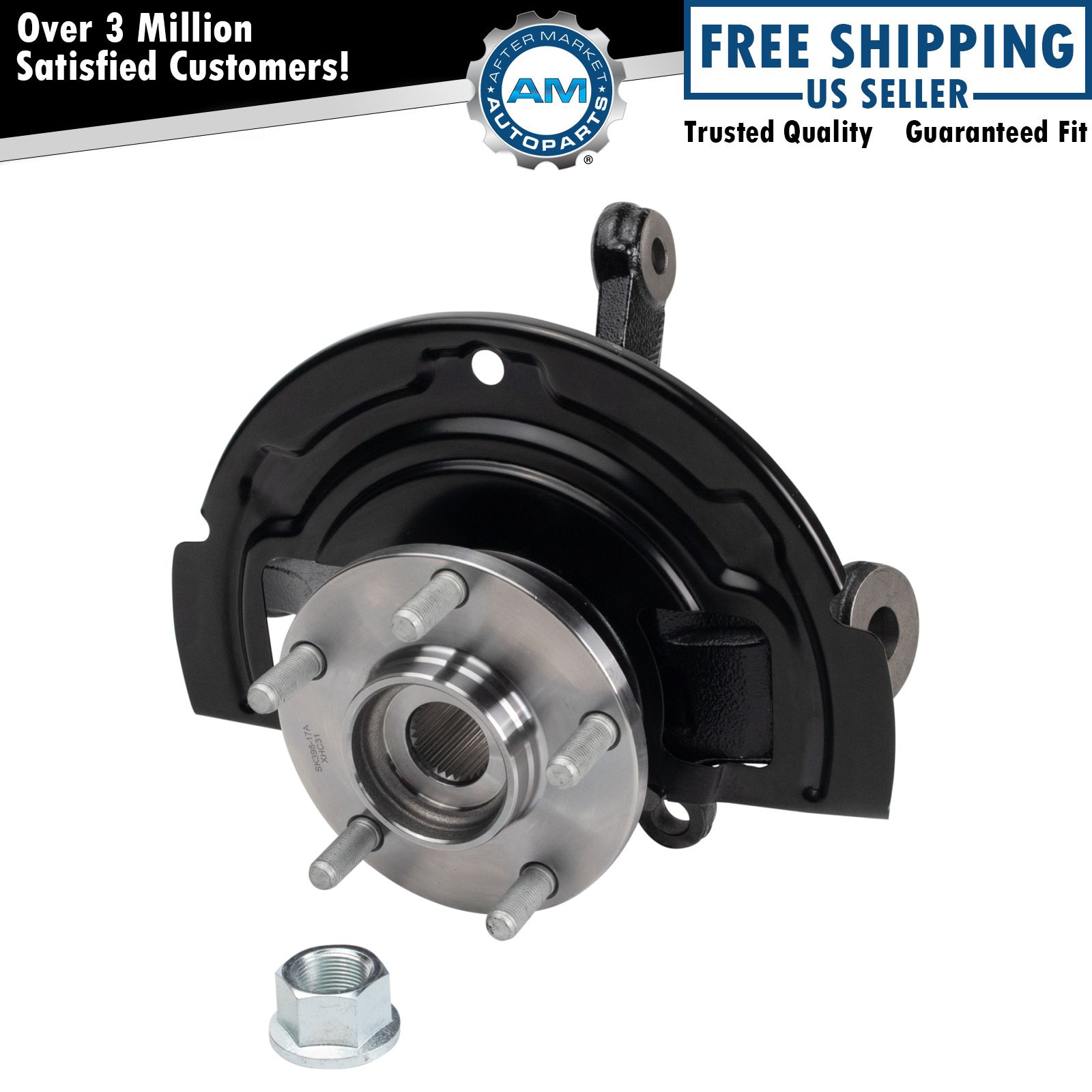 Complete Wheel Hub Bearing & Steering Knuckle Assembly LH for Nissan Altima