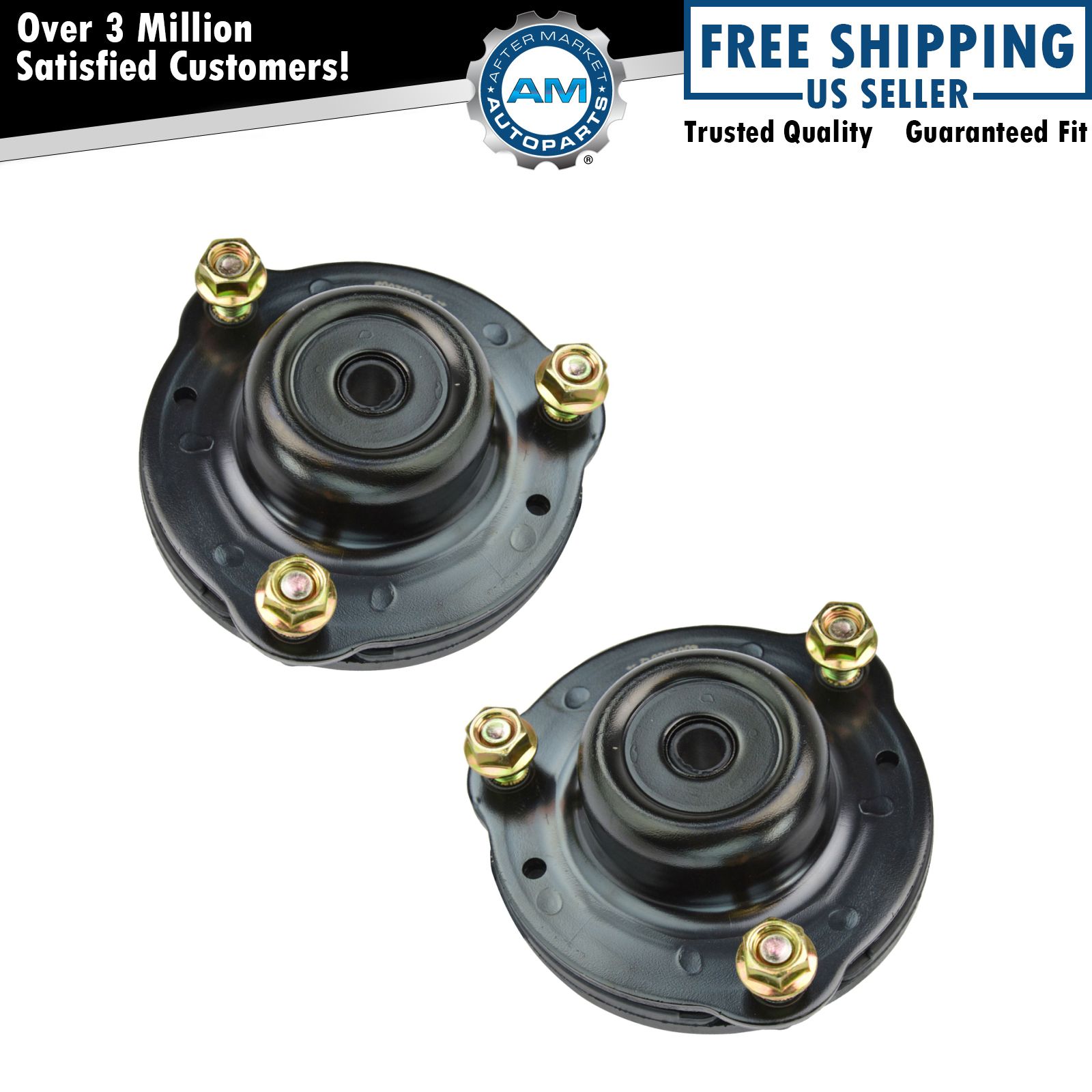 Front Upper Strut Mount w/ Bearing Set Pair for Grand Am