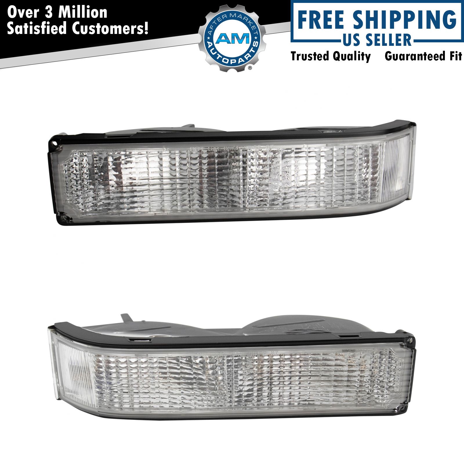 Side Corner Parking Lights Pair Set for Chevy GMC Suburban Tahoe Yukon