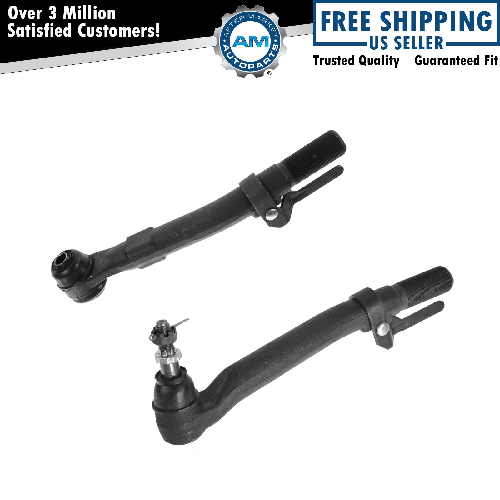 Tie Rod End Front Outer Pair Set for Ford F250SD F350 F450 F550 4WD NEW