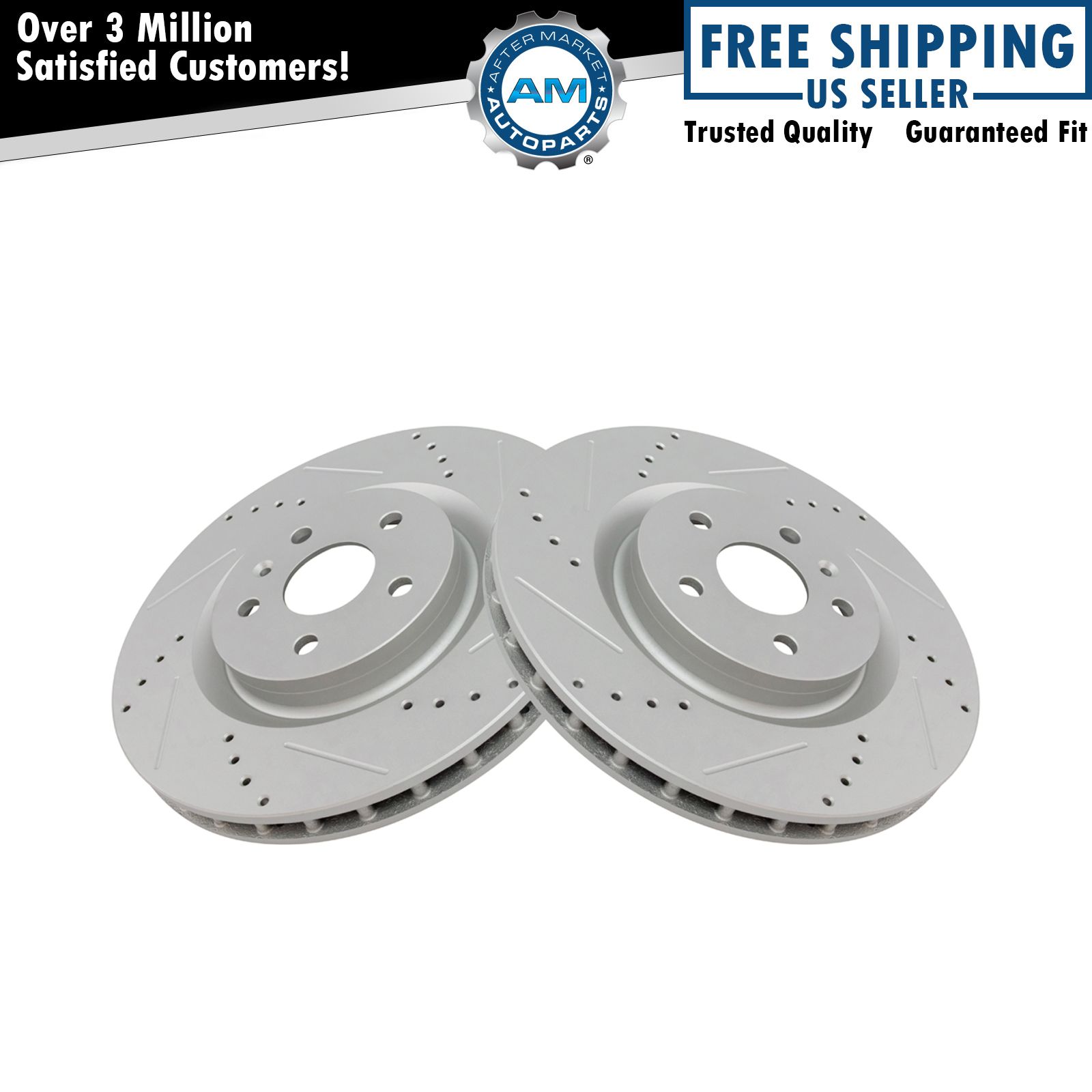 <b>2 Piece Performance Brake Rotor Set</b>