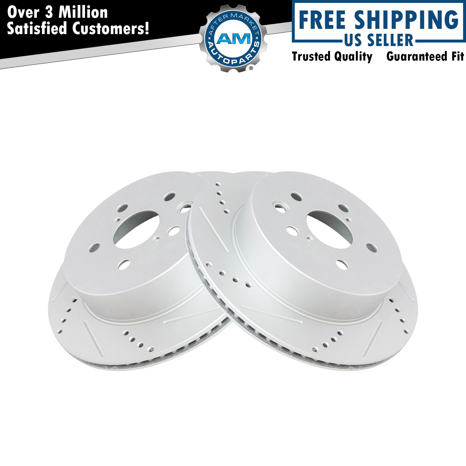 <b>2 Piece Performance Brake Rotor Set</b>