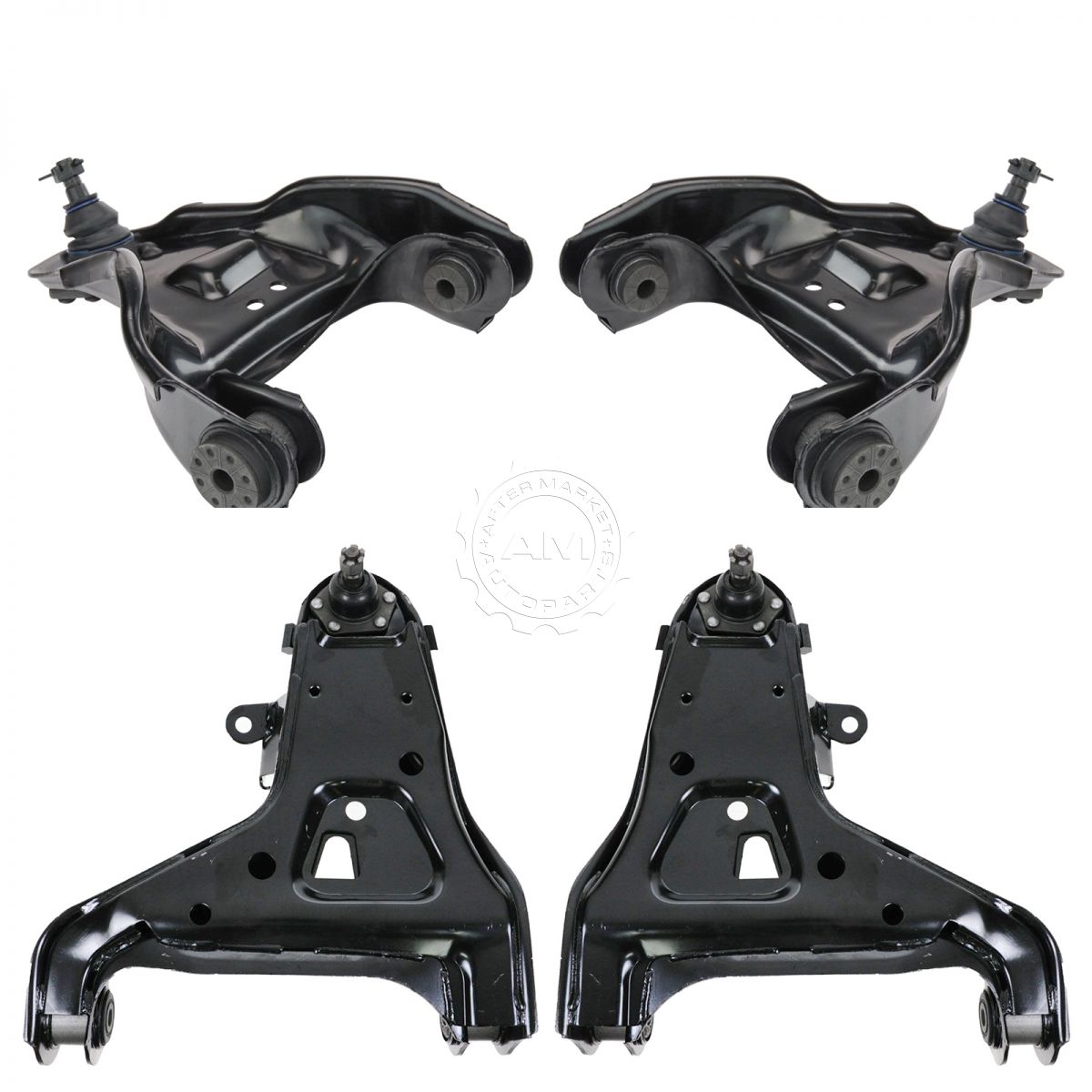 Front Upper Lower Control Arm Ball Joint Suspension Kit Set 4pc for S10