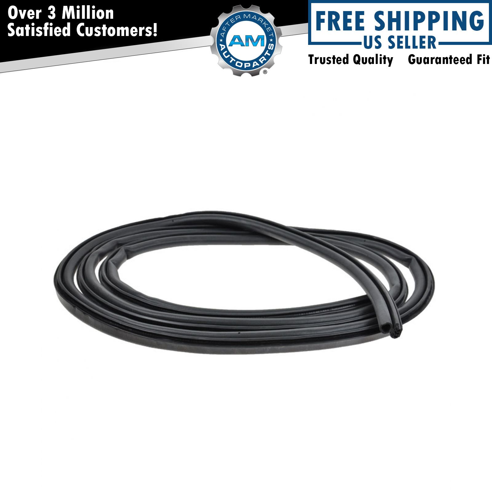 Front Door Rubber Weatherstrip Seal LH or RH for Chevy Tahoe GMC Pickup Truck