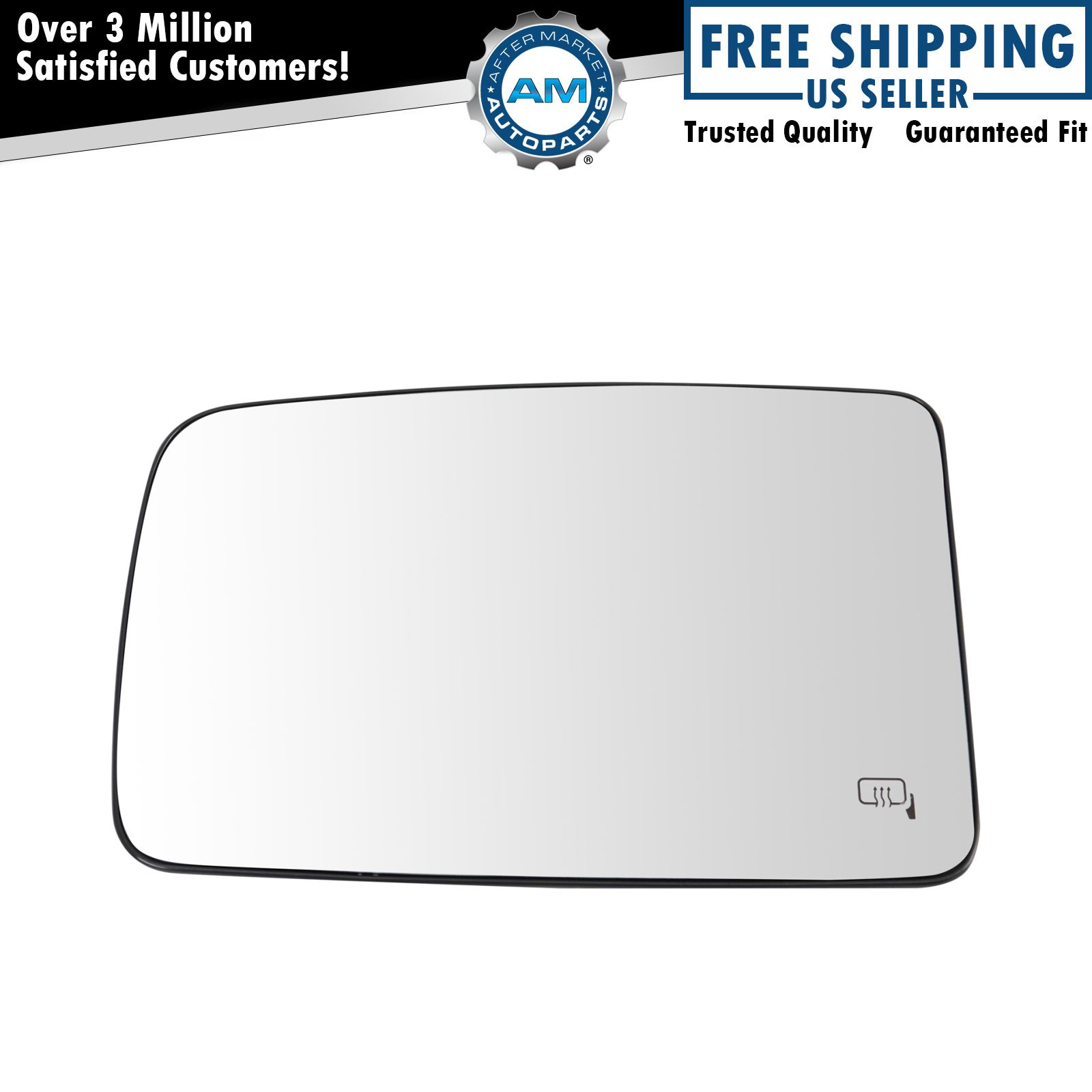 Left Mirror Glass Fits 2003-2006 Ford Expedition Lincoln Navigator
