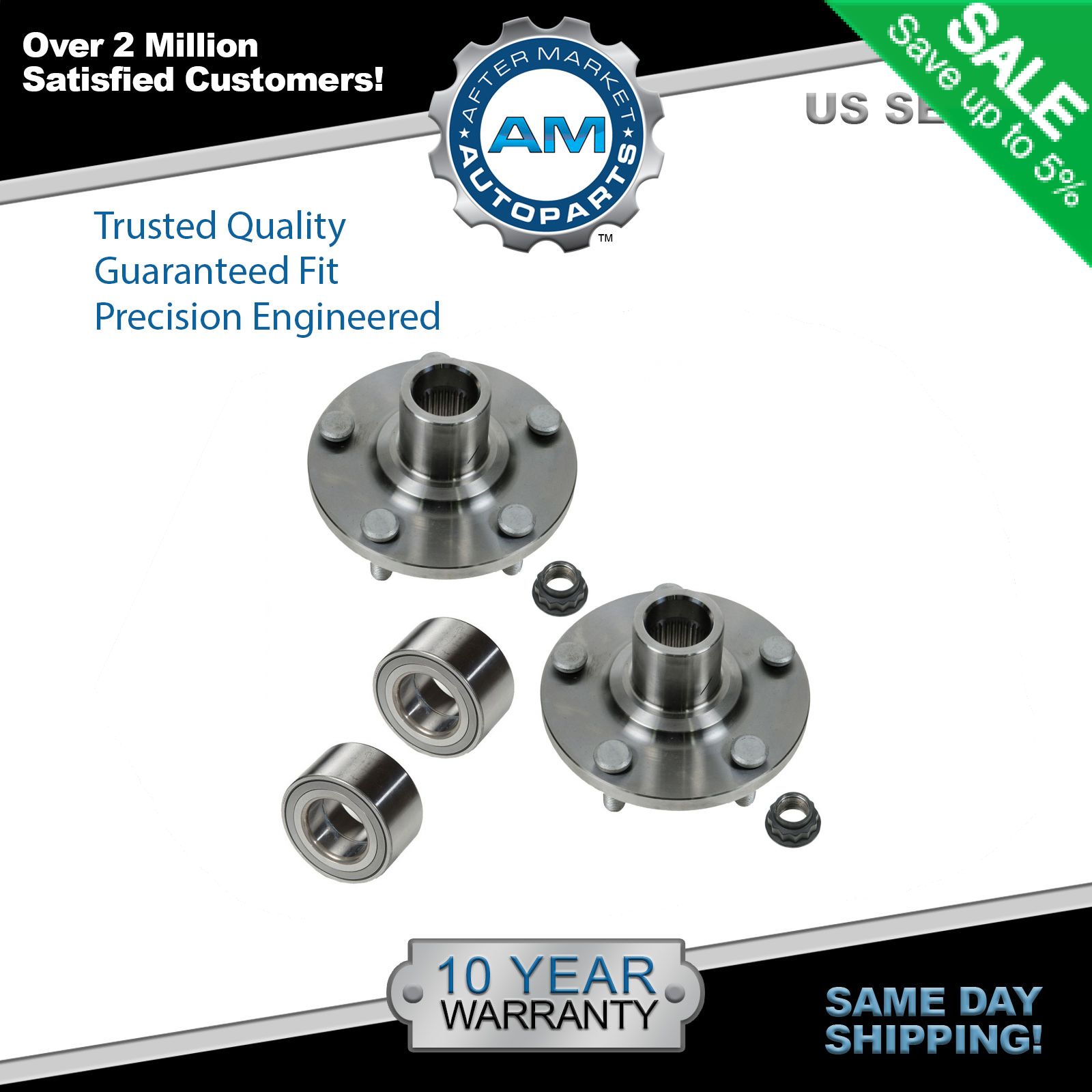 2 Front Wheel Bearing & Hub Kit Fits Toyota Camry Avalon Venza Lexus Es330 ES350 | eBay