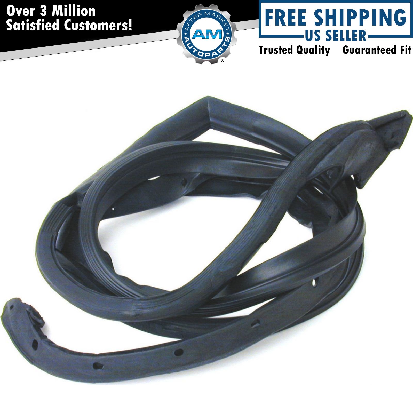 Front Door Mounted Weatherstrip Rubber Seal Passenger Right RH for 380SL 450SL