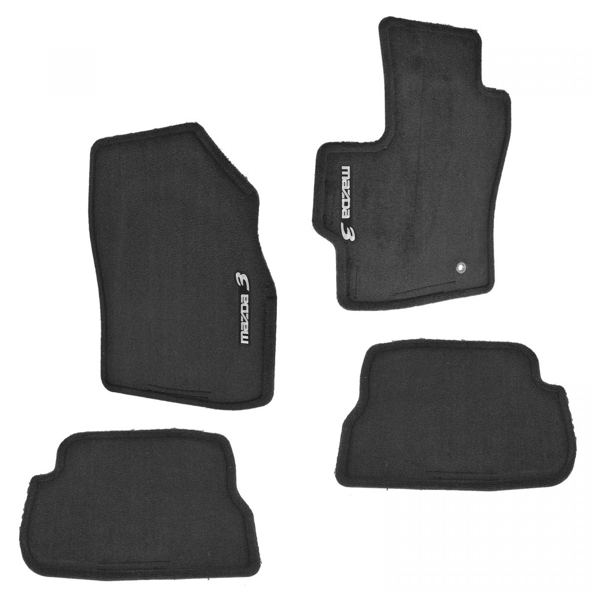 Oem Floor Mats Carpet Front Rear Black Set Of 4 For 06 09 Mazda