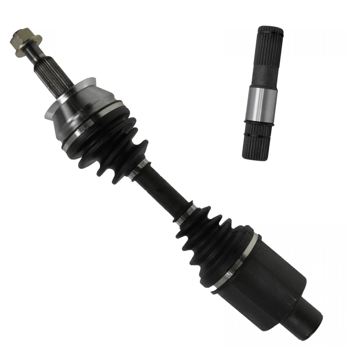 Complete Front CV Axle Assembly w/ Stub Shaft Kit LH side for Dakota
