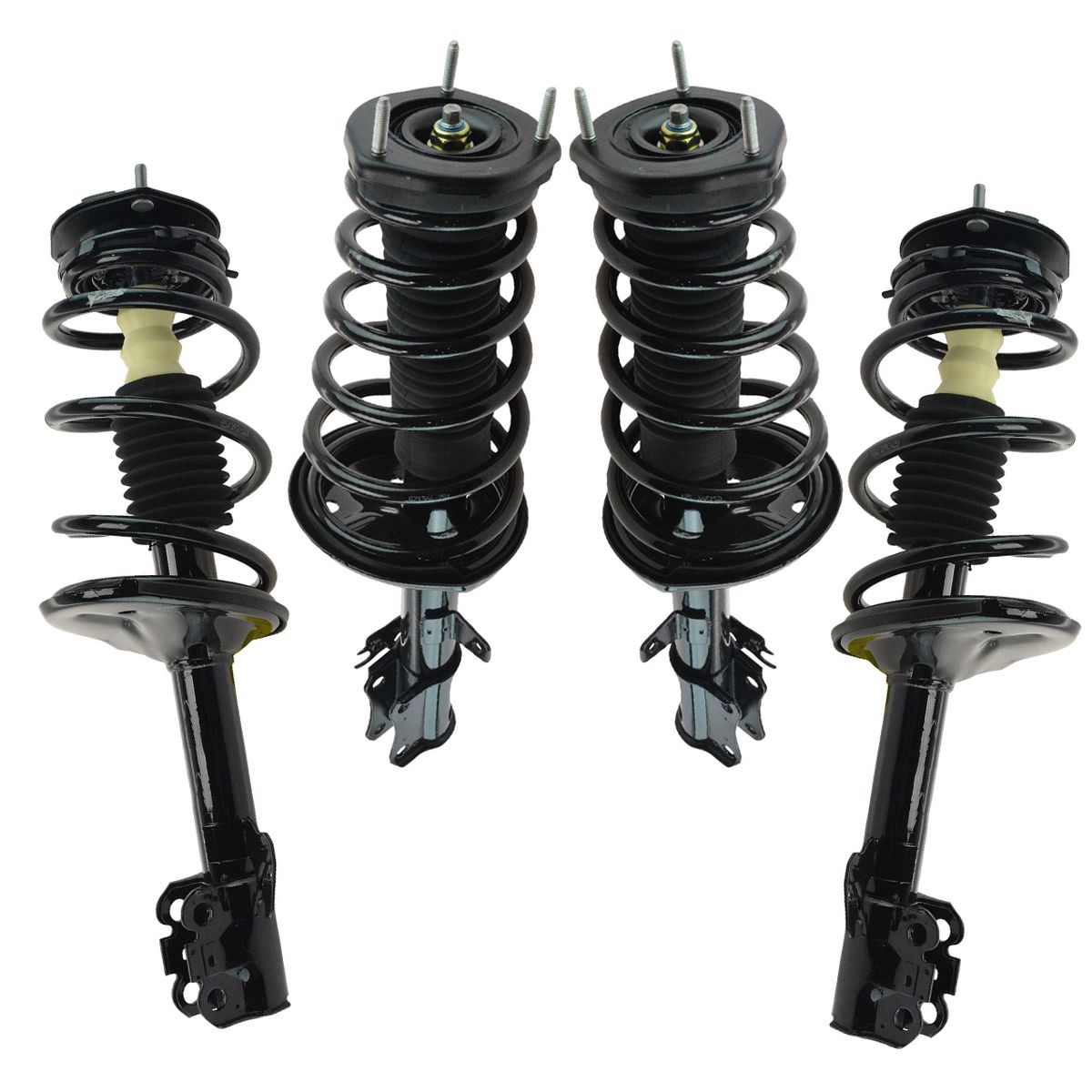 Front Rear Complete Loaded Strut Spring Assembly Shock Absorber Pc Kit