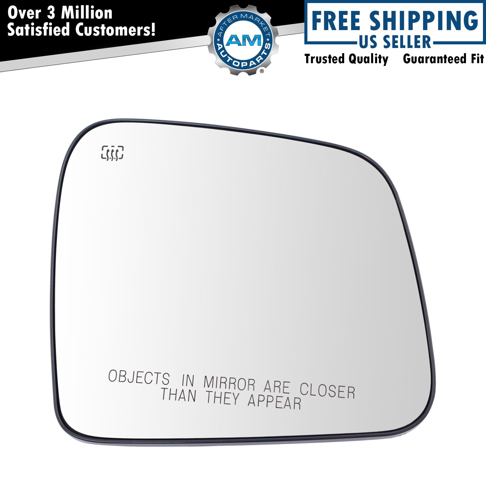 Exterior Side View Door Mirror Glass Heated Passenger Side RH for Dodge Jeep SUV eBay