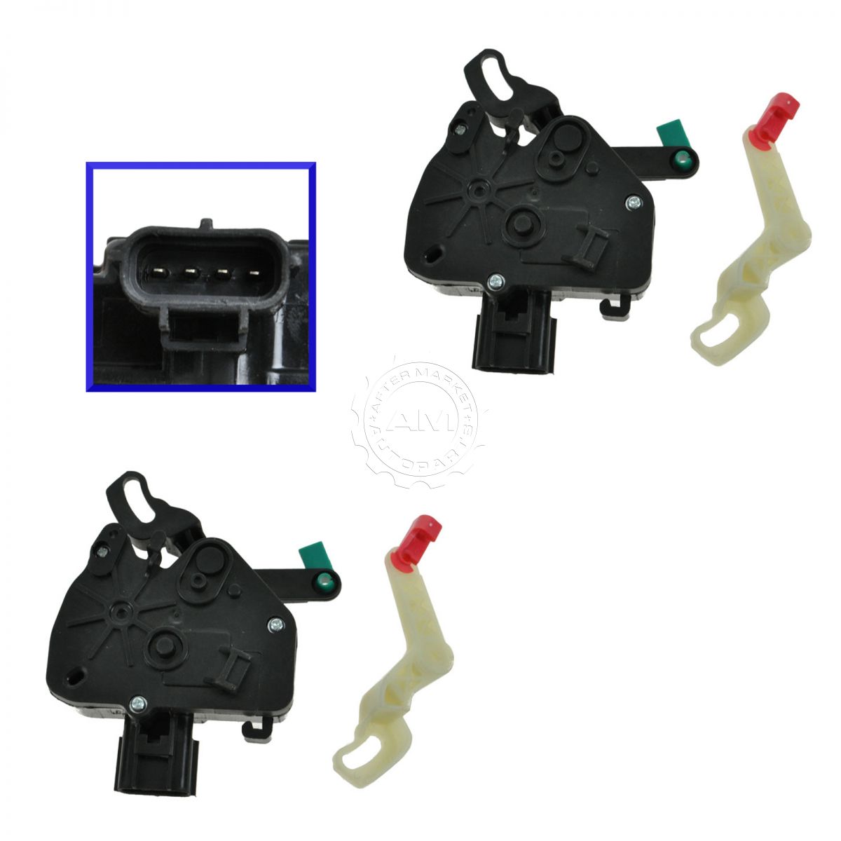 Power Door Lock Actuators Sliding Rear LH & RH Pair Set for Dodge