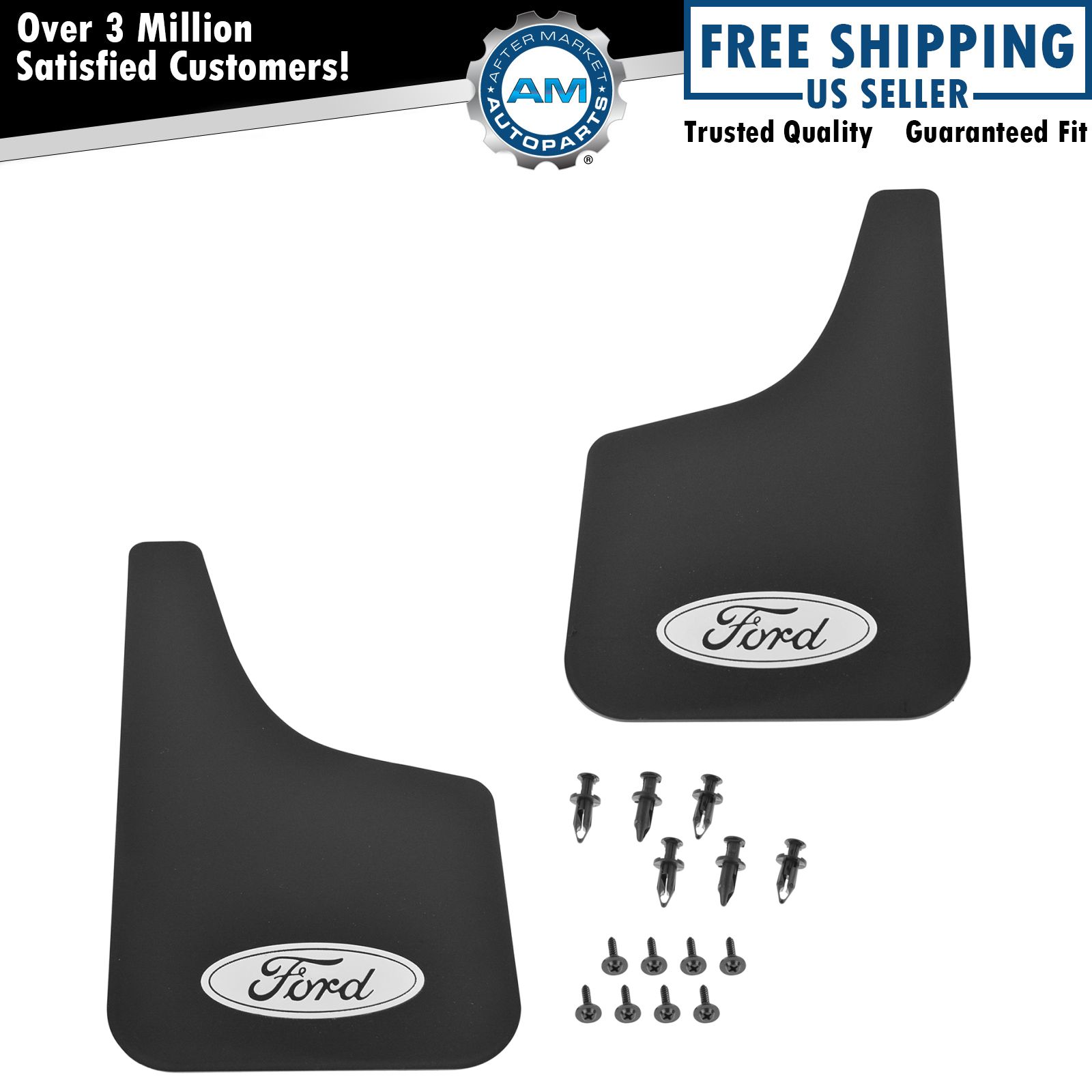 OEM Mud Flap Splash Guard Pair For Ford Super Duty Truck Brand New