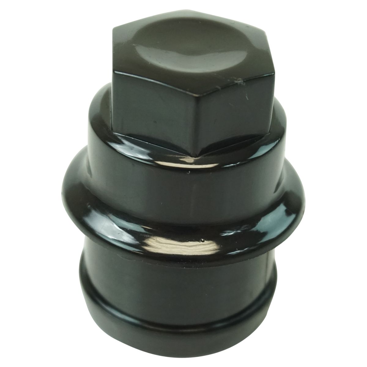 Wheel Lug Nut Cap Black Plastic Set of 12 for Chevrolet GMC Cadillac