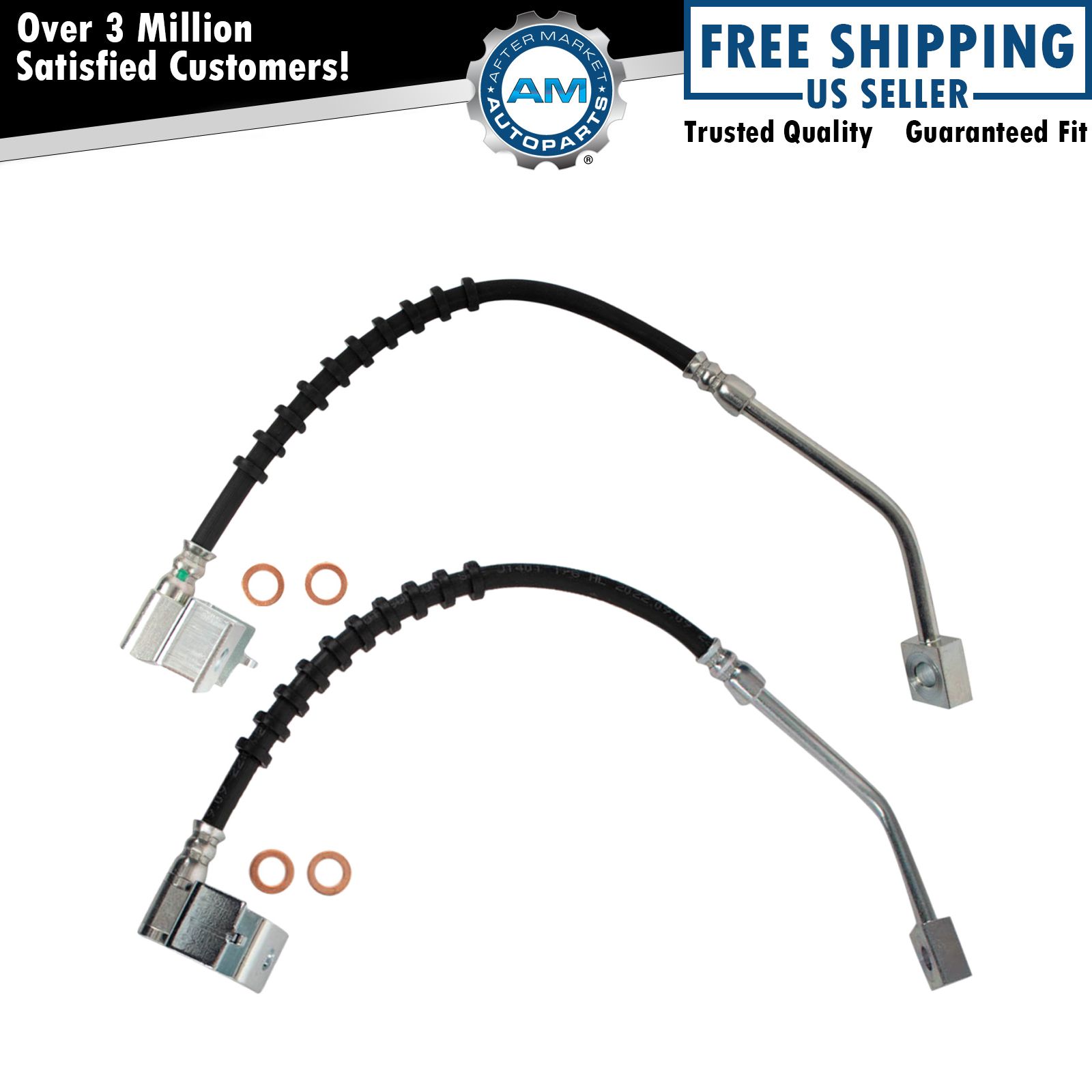 <b>2 Piece Brake Hose Set</b>