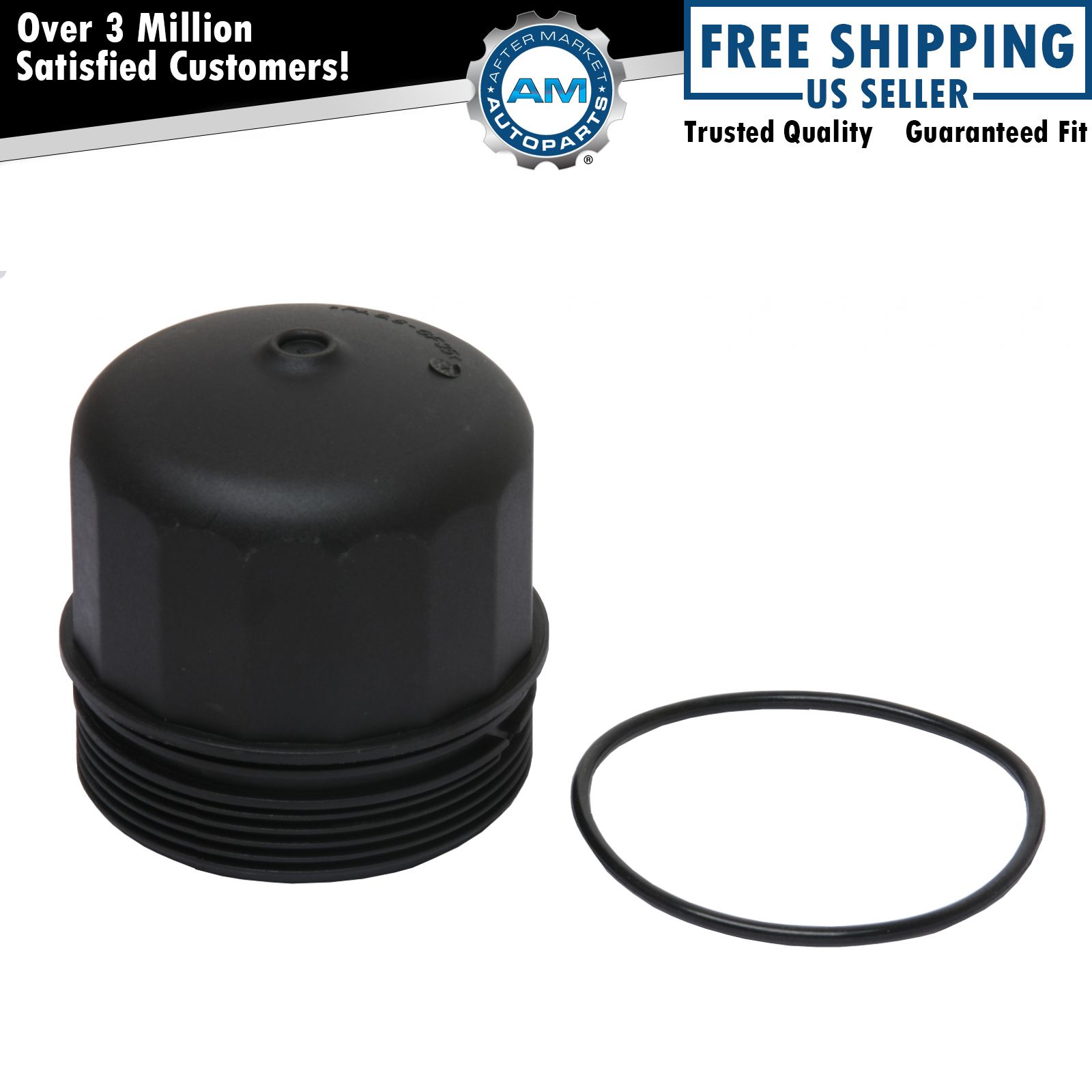 Engine Oil Filter Cover & O-Ring for Volvo 40 60 70 80 90 NEW