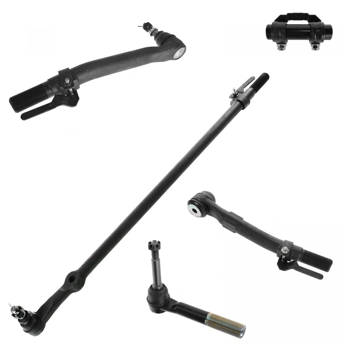 Tie Rod Kit Set of 5 Front Inner & Outer for 0507 Ford F250 F350 Super