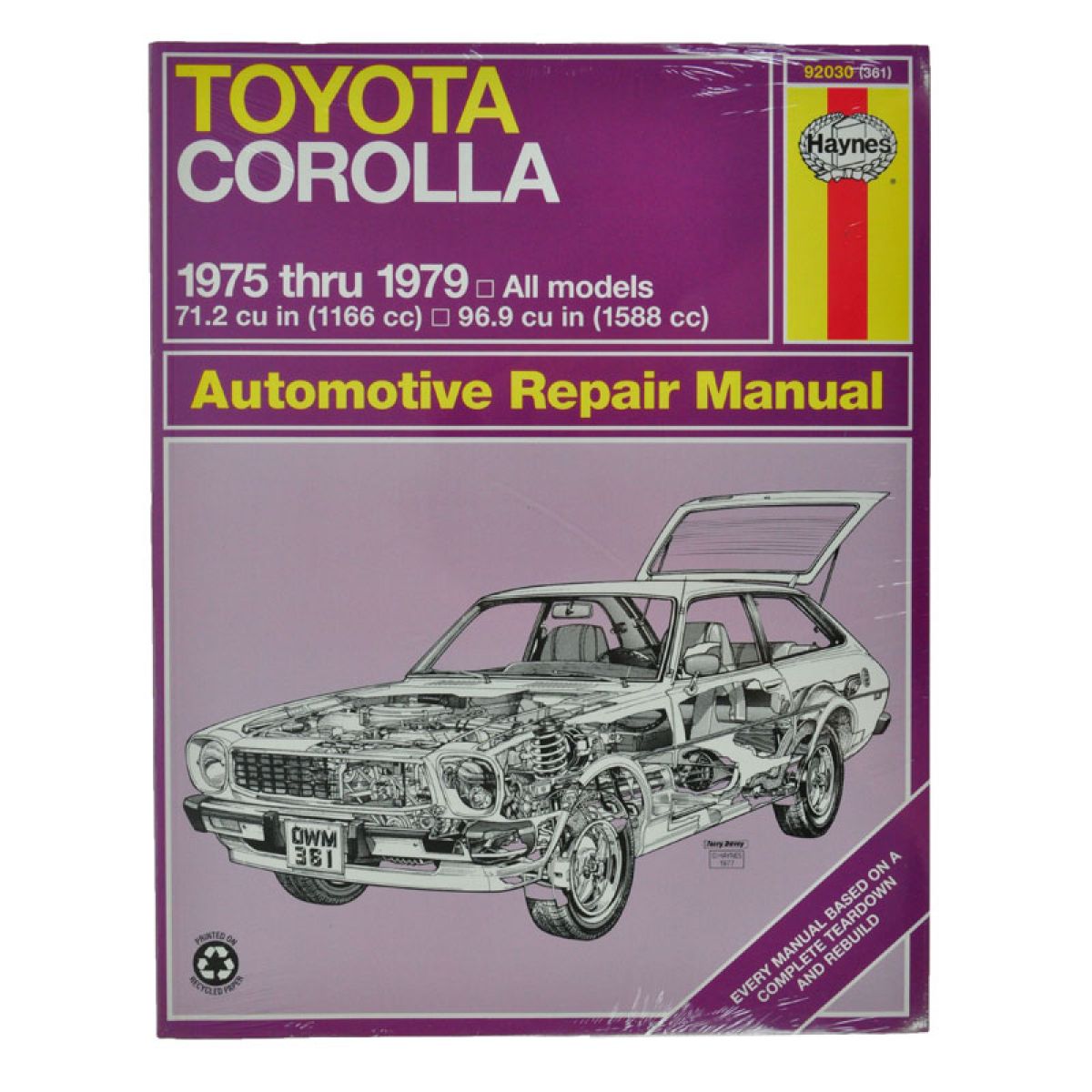 Toyota Corolla Repair Manual: Replacement Toyota Corolla Repair Manual: Replacement