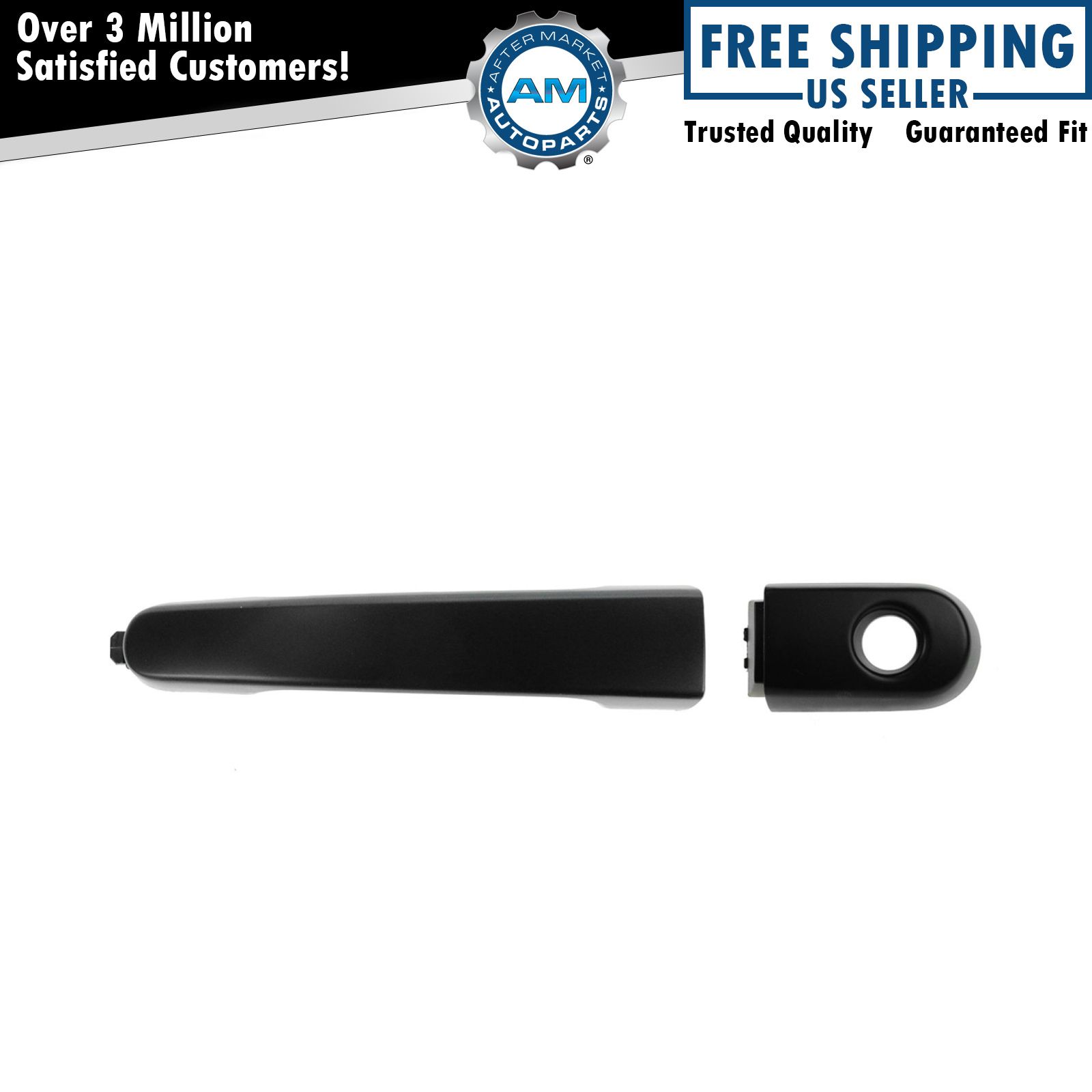 Door Handle Outside Textured Black Front Left LH for Taurus X Freestyle Montego