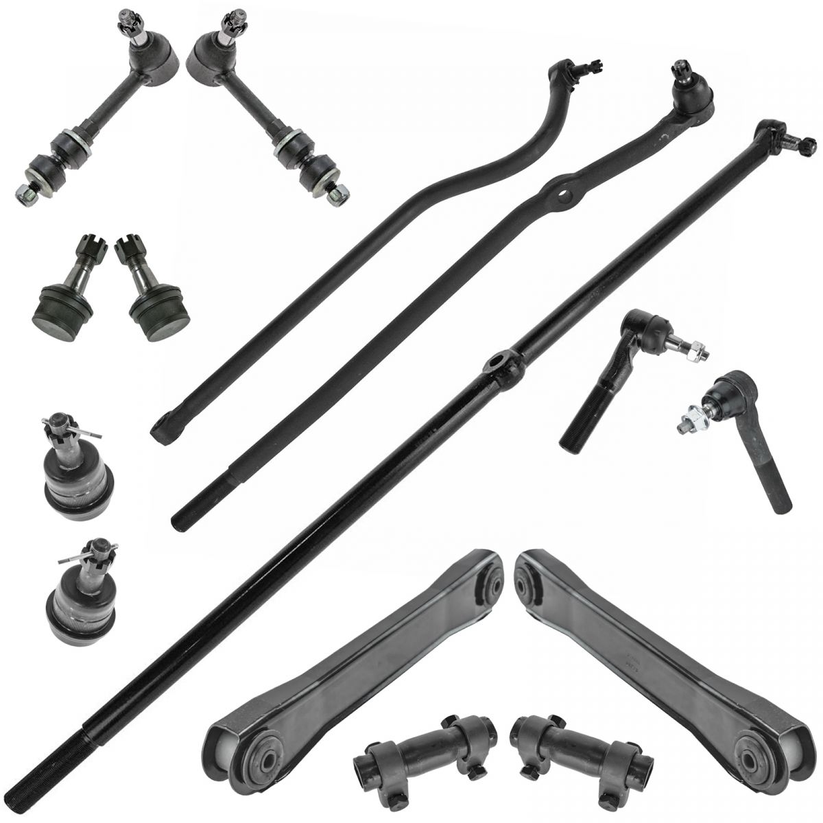All Balls 51-1060-R Right Tie Rod End Kit