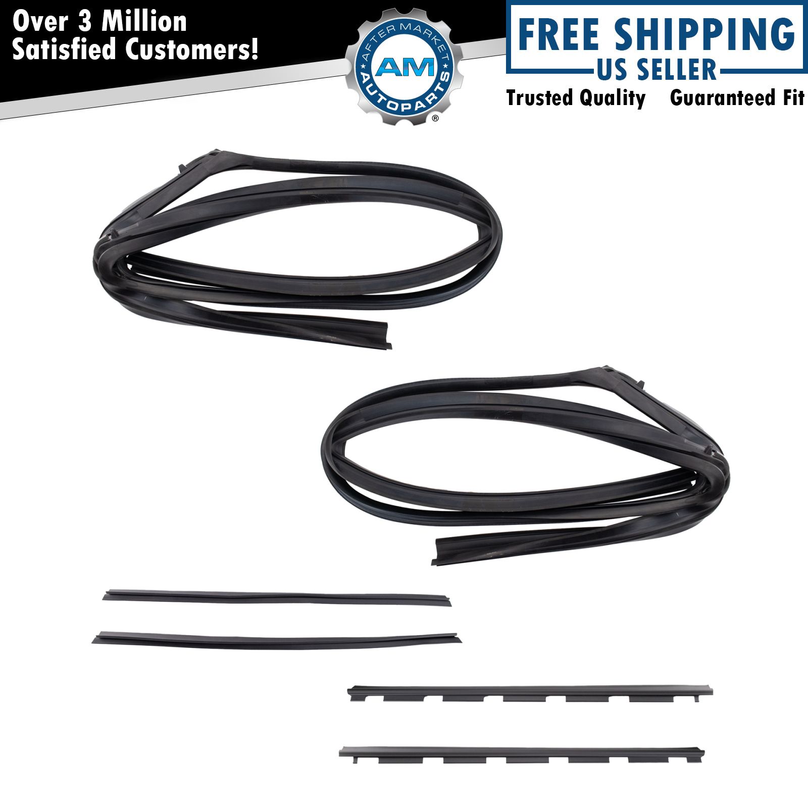 Weatherstrip Seal Kit Fits 1999-2000 Cadillac 1988-2000 Chevrolet 1988-2000 GMC