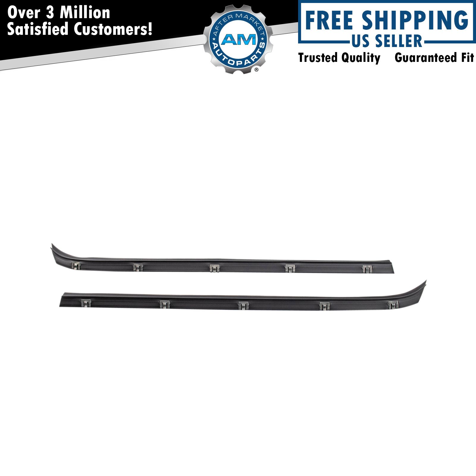 Door Window Belt Weatherstrip Kit Fits 1973-1991 Chevrolet 1973-1991 GMC