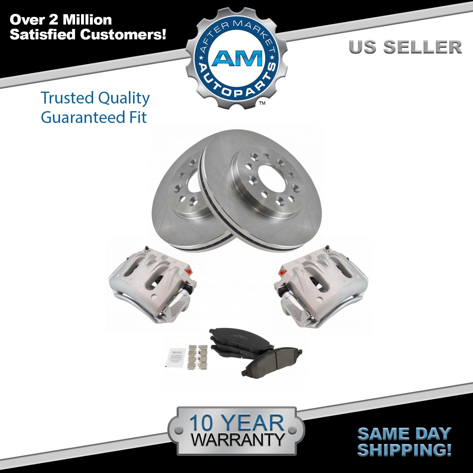 Posi Semi Metallic Pad /& Rotor Rear Kit for Chevy S10 NEW Disc Brake Caliper