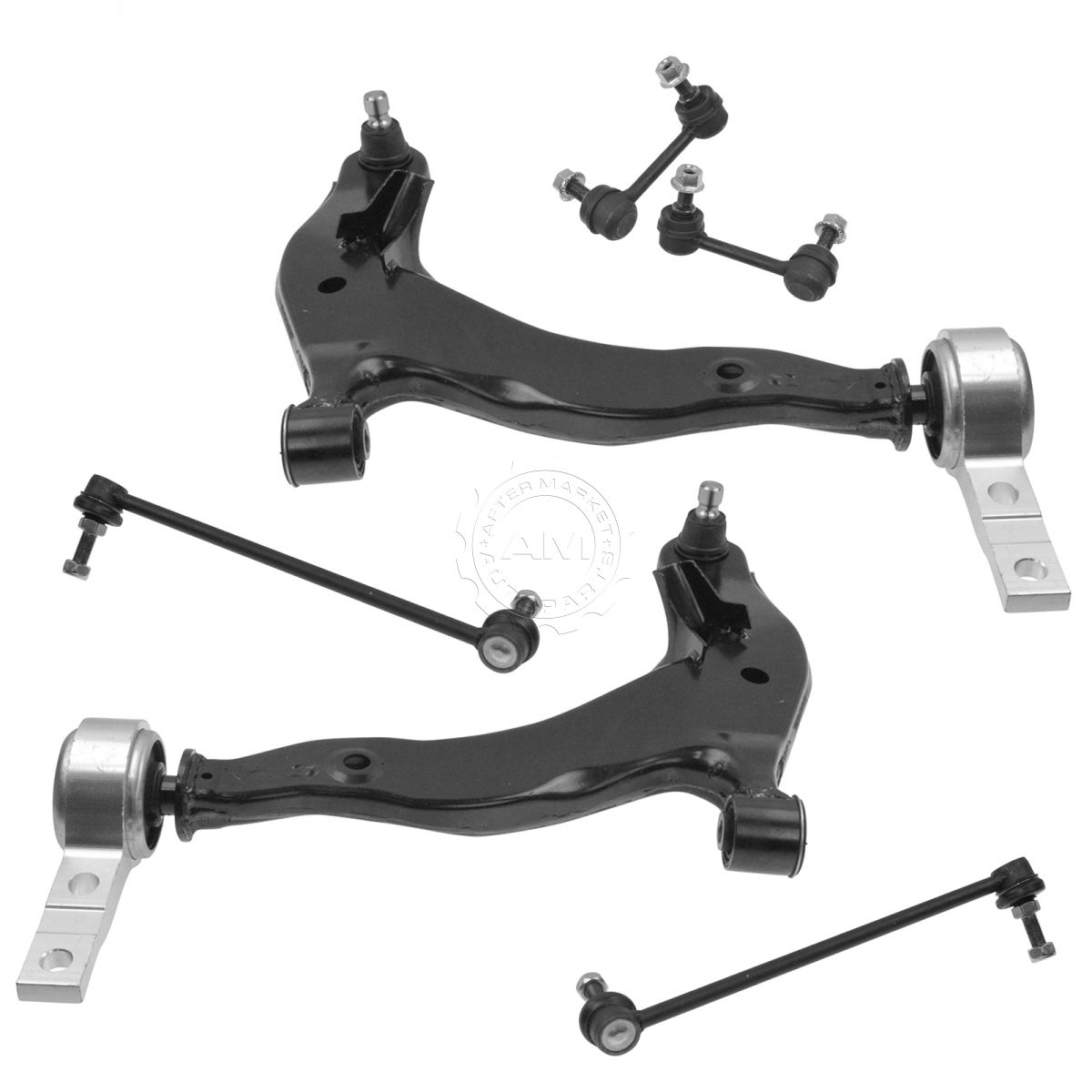 Suspension Kit Front Lower Control Arms Sway Bar End Links Kit Set of 6 ...