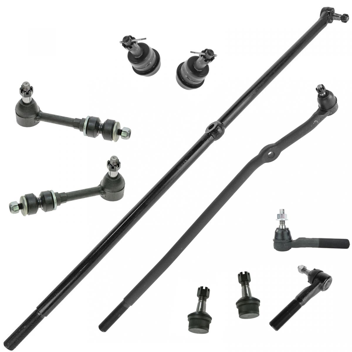 All Balls 51-1060-R Right Tie Rod End Kit