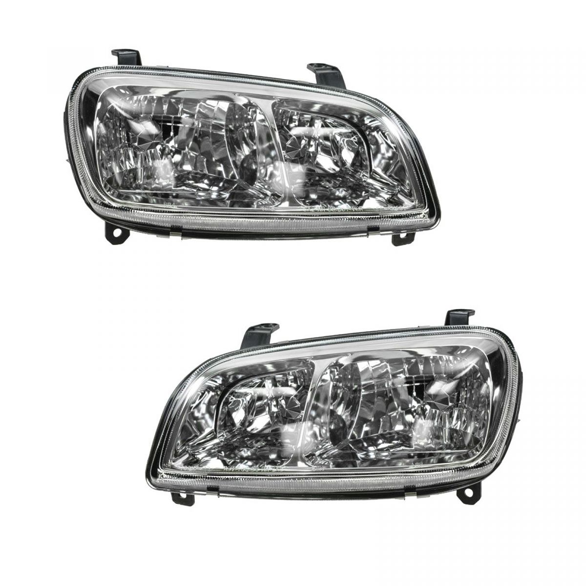 Headlights Headlamps Pair Set Left LH & Right RH for 98-00 Toyota Rav4 ...