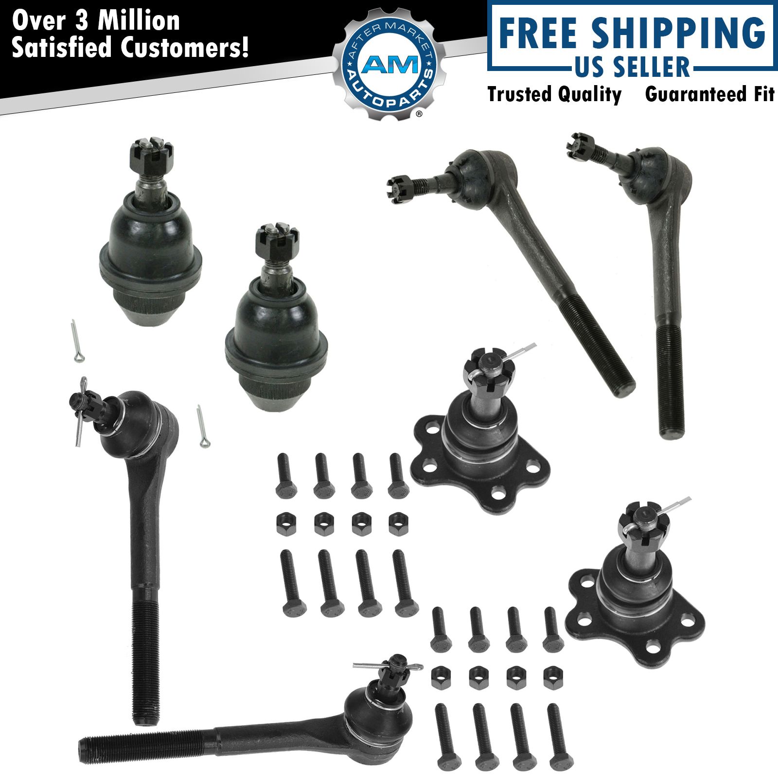 Ball Joint & Tie Rod Kit Set for Suburban Tahoe K1500 K2500 Pickup