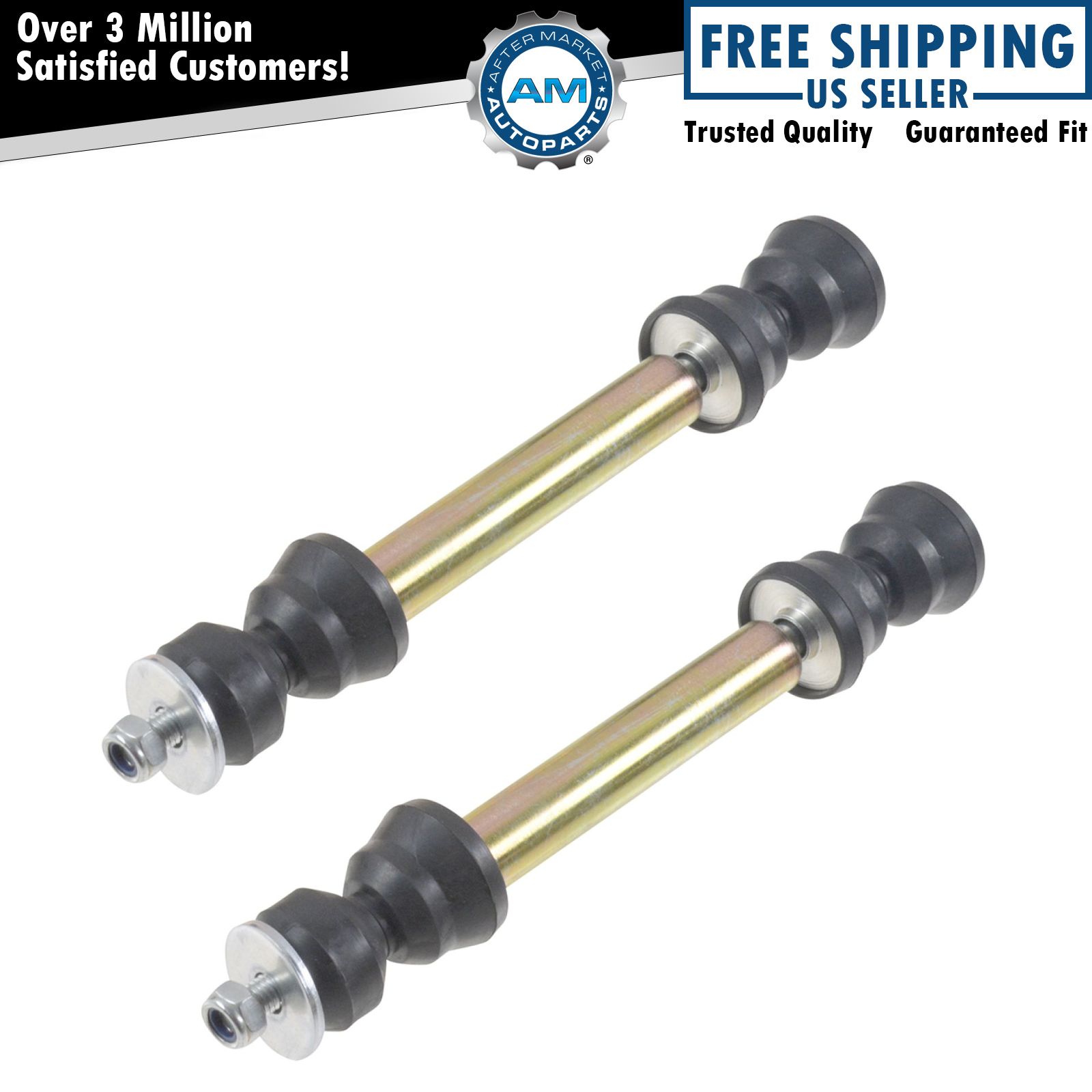 Front Sway Bar Link Kit Pair Set of 2 for Chevy GMC Pickup Truck SUV 4WD 4x4