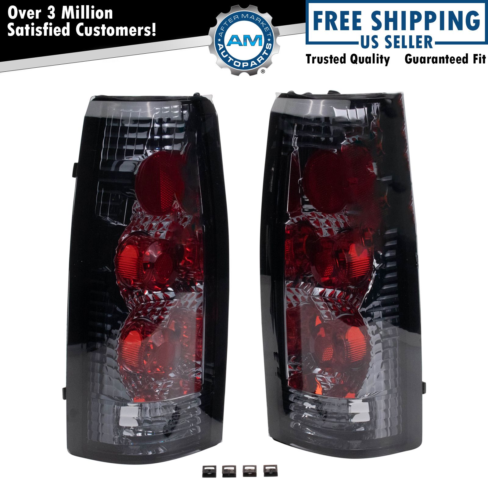 2pc Rear Altezza Tail Light Set LH & RH Pair for Chevy GMC Cadillac Truck SUV