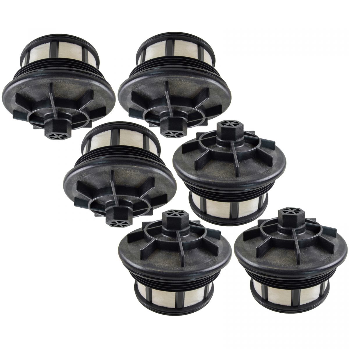 Fuel Filter Set of 6 for Ford F250 F350 Super Duty Van 7.3L V8 Turbo
