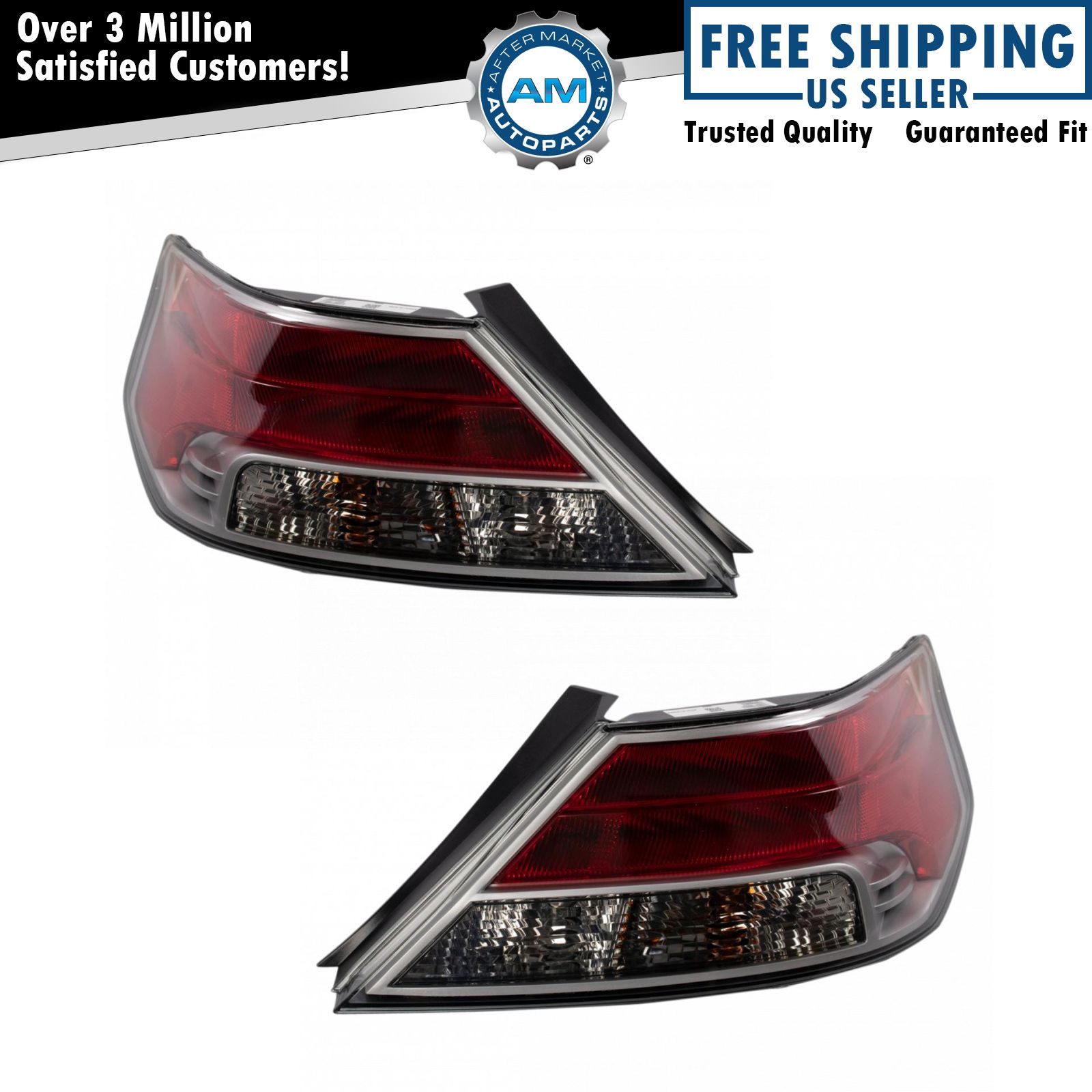Tail Lights Set For 2009-2011 Acura TL AC2800115 AC2801115