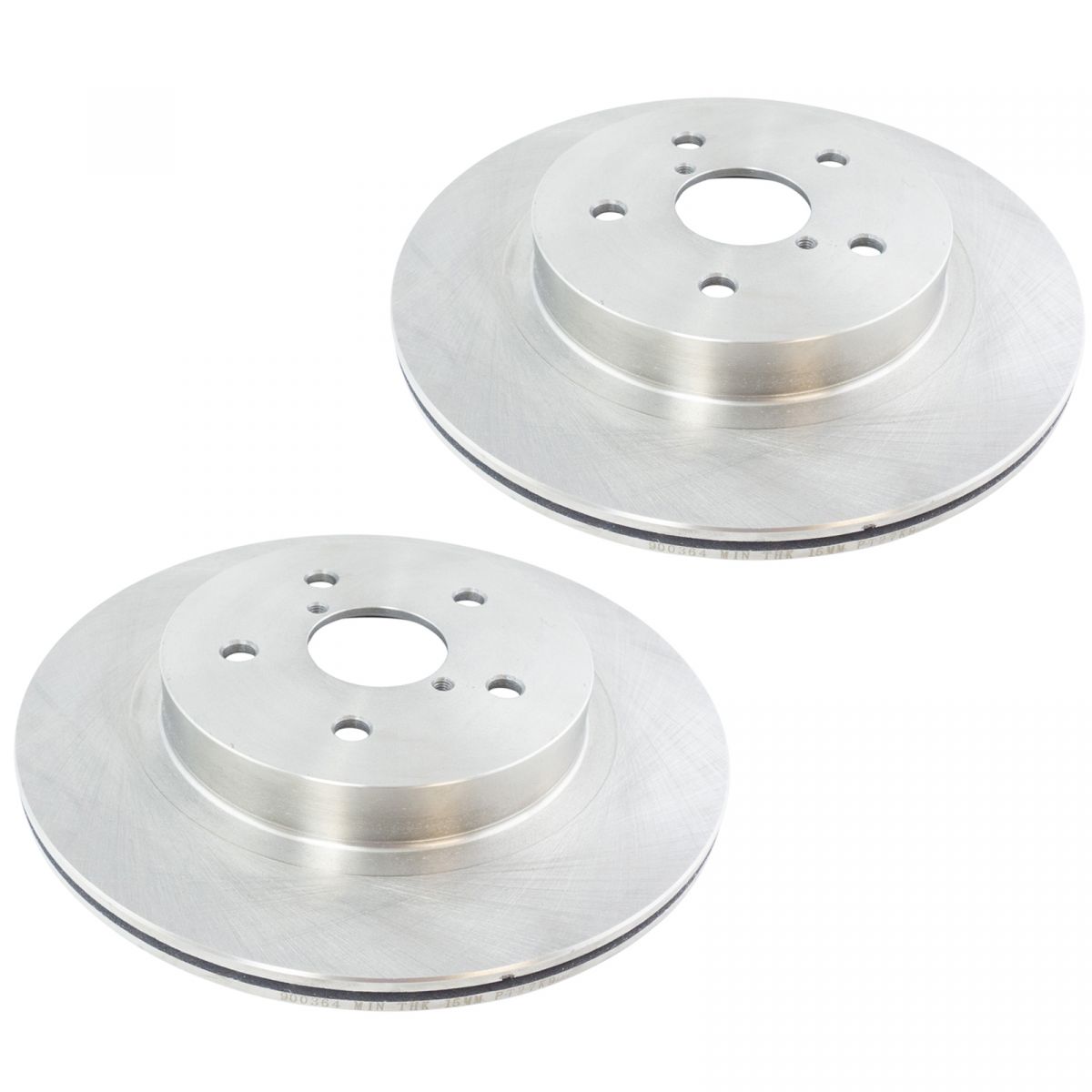 Rear Disc Brake Rotor LH RH Kit Pair Set of 2 for Subaru Legacy Outback