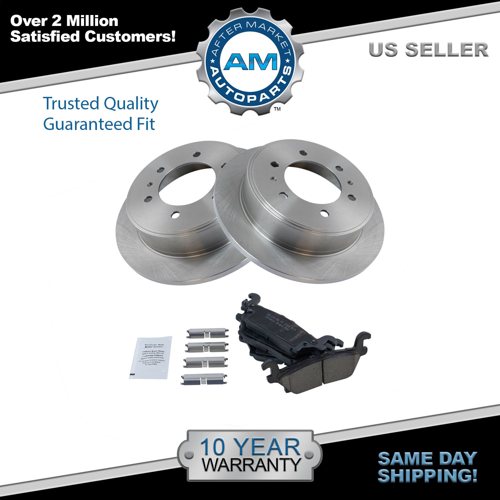 2005 Fits Volvo XC90 Rear Parking Brake Shoe With Two Years Warranty 4 Pieces Included For Both Left and Right