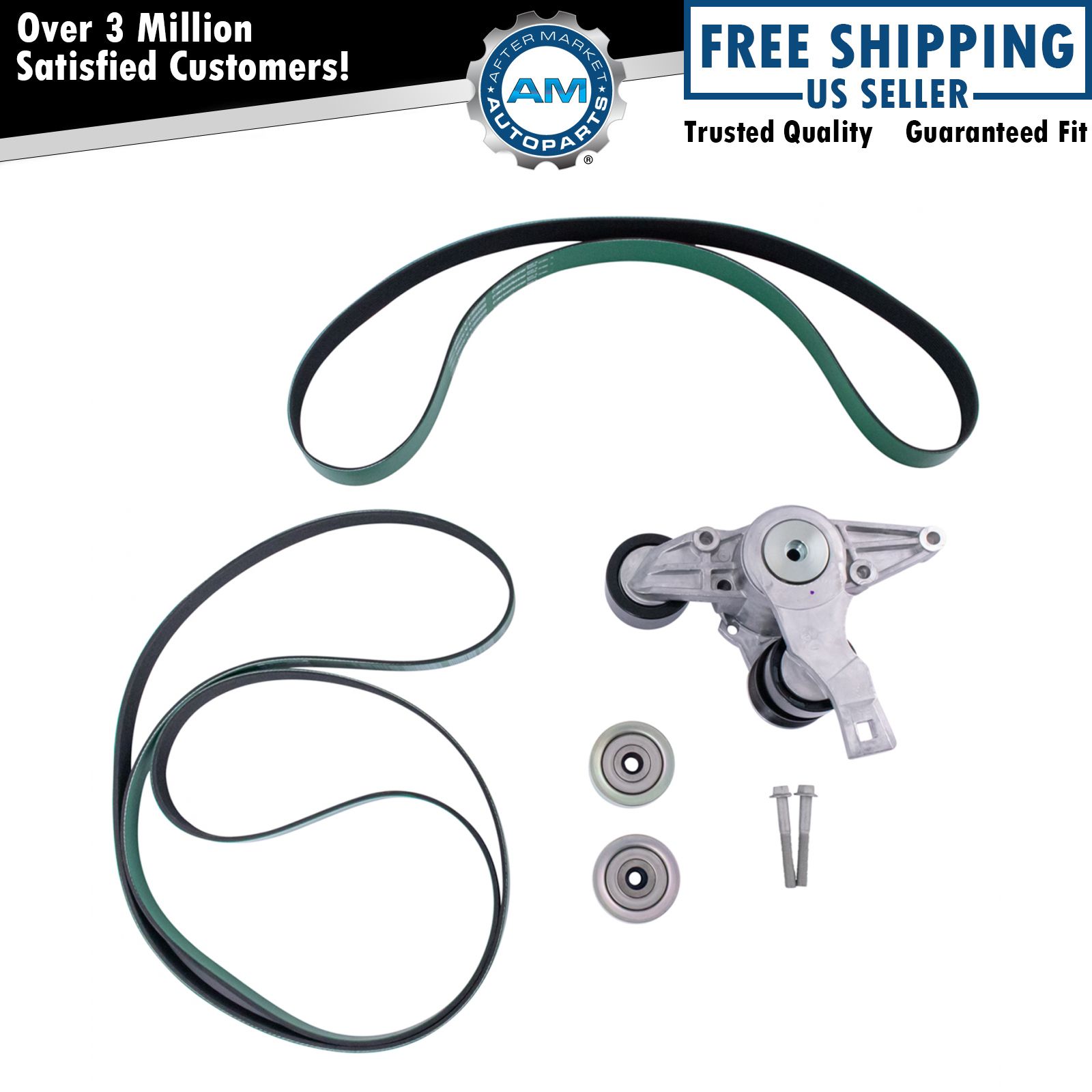 Rubber D/&D PowerDrive 3809286 Cummins Engine Replacement Belt