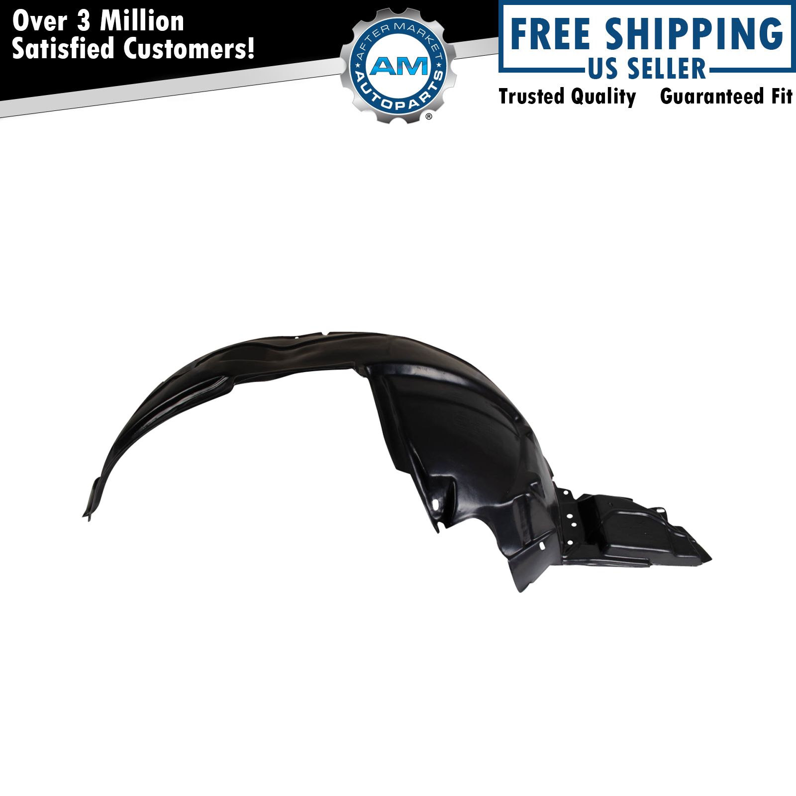 Front Left Inner Fender Liner Black For 1998-2002 Subaru Forester SU1248112