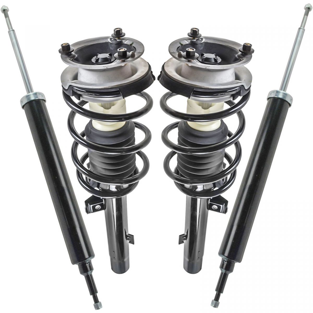 Front Complete Loaded Strut Spring Assembly Rear Shock Absorber Kit Set Pc RWD EBay