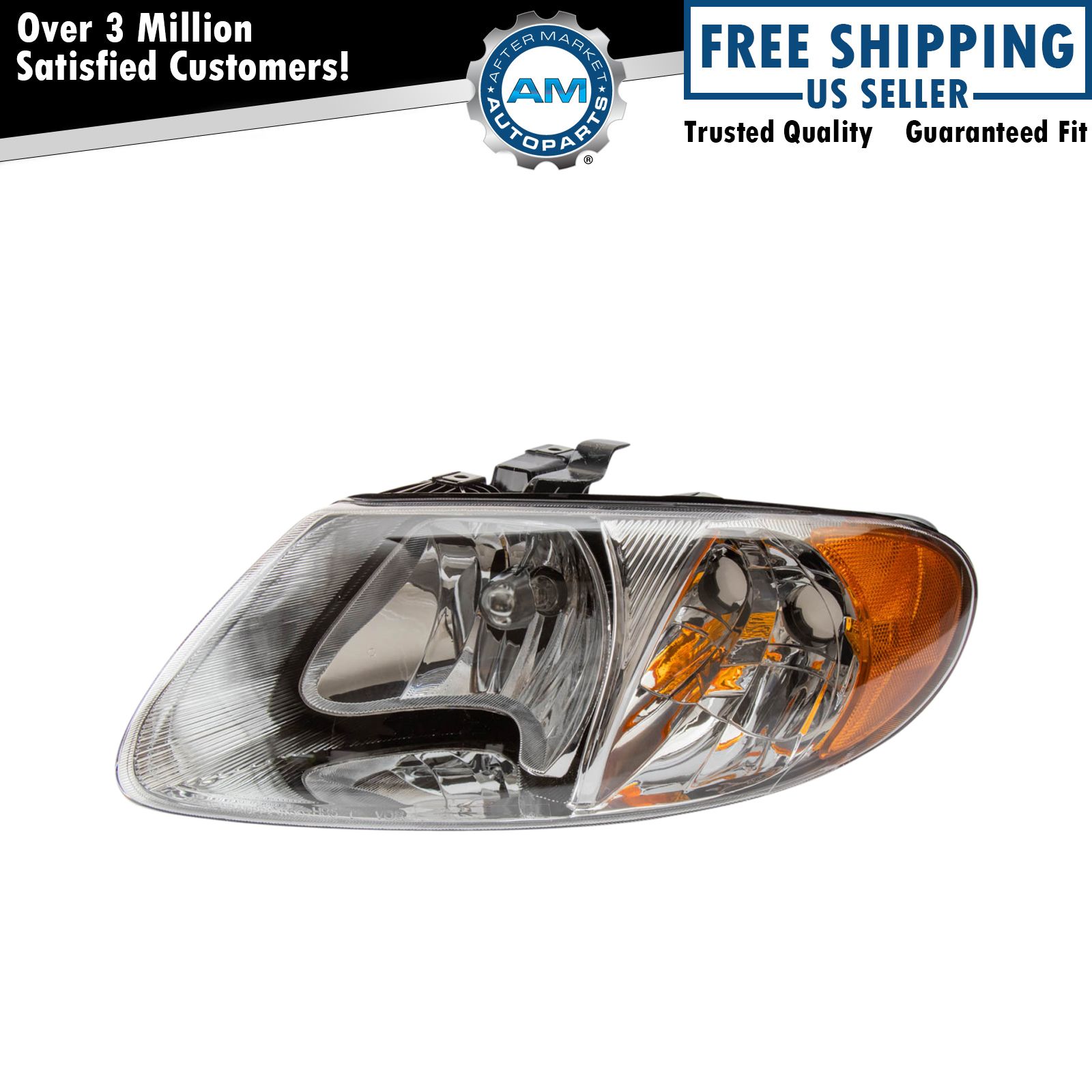 Headlight Headlamp Driver Side Left LH for Dodge Grand Caravan Chrysler Voyager