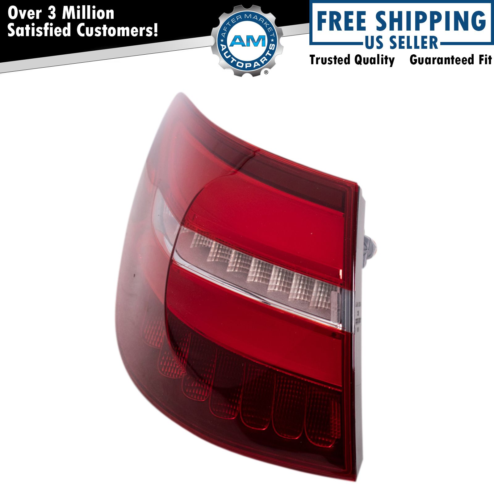 Left Outer Tail Light Fits 2016-2019 Mercedes-Benz GLC300 2017-2019 GLC43 AMG