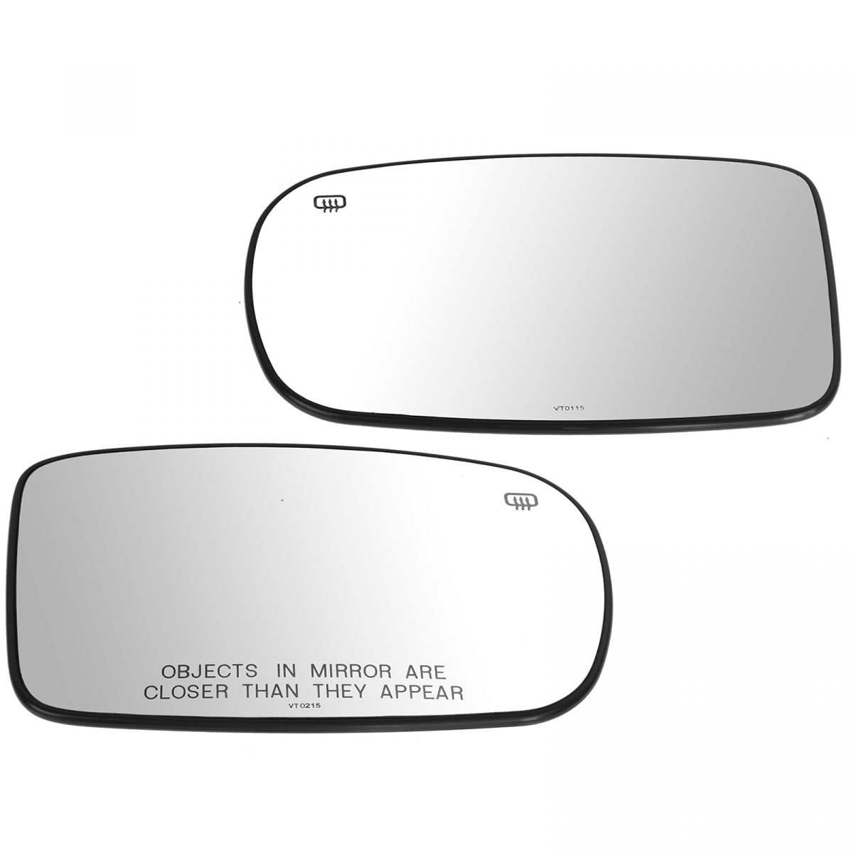 OEM 68101146AA Heated Power Manual Folding Mirror Glass w// Backing RH for Dodge