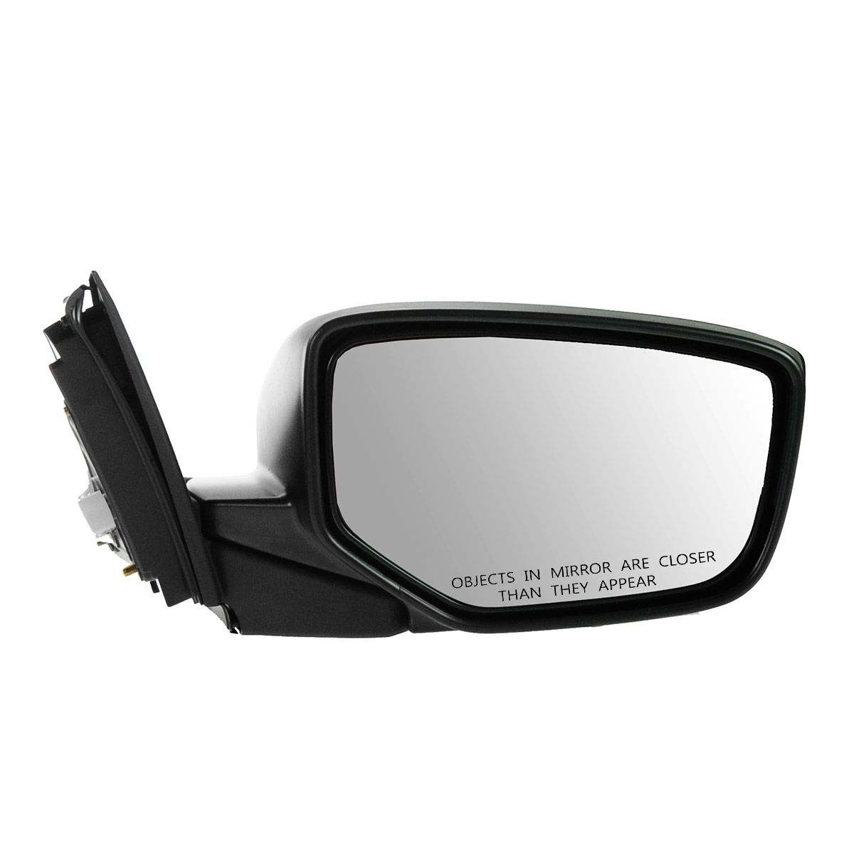 Side View Mirror Power Smooth Black Passenger RH for 08 12 Honda Accord