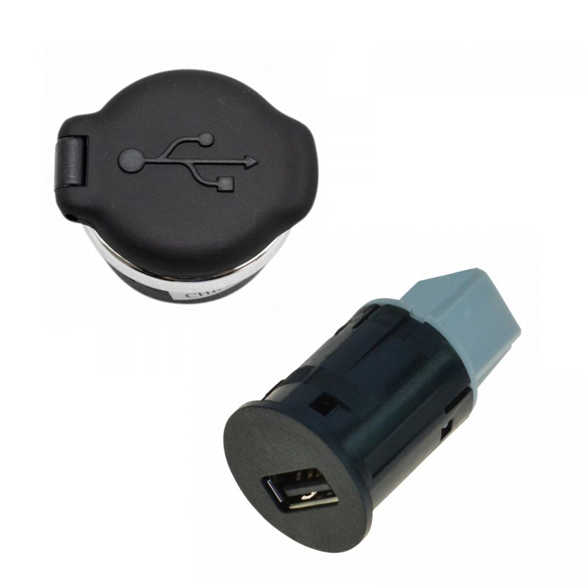 OEM 20944422 20983937 USB Auxiliary Plug & Retainer Ring for Chevy GMC