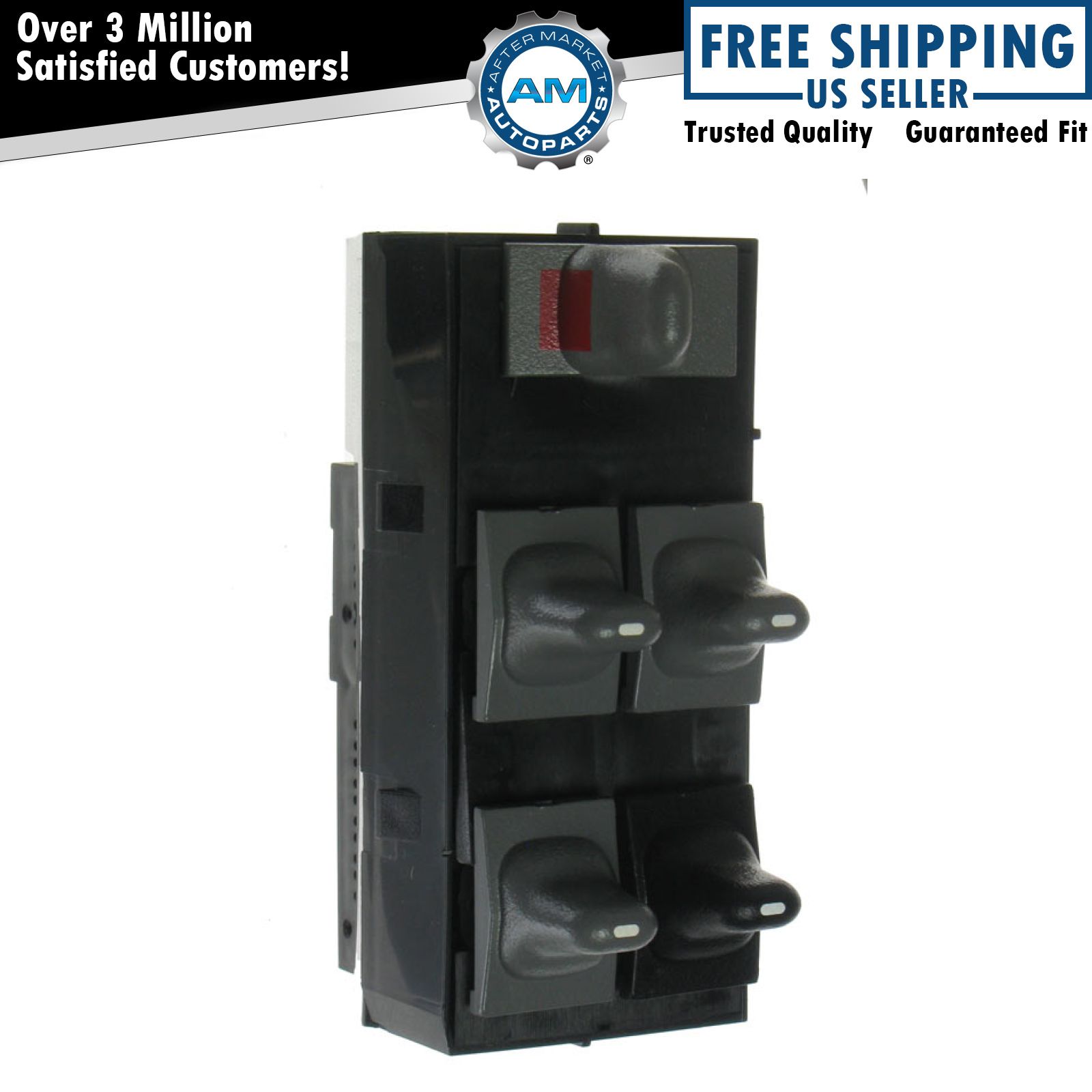 Front Master Power Window Switch Driver Left for 96-05 Pontiac Grand Am Sedan